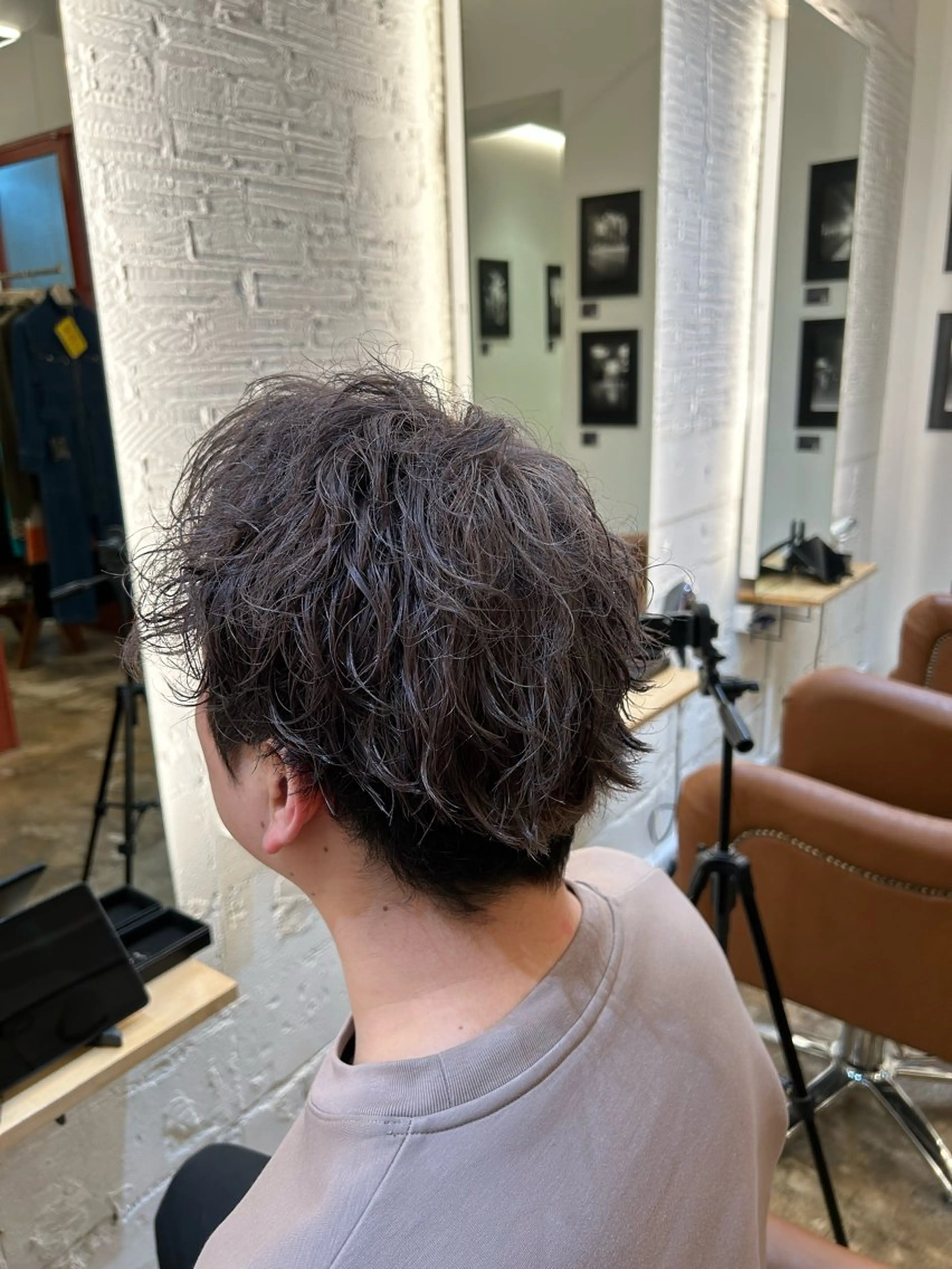 カラー メンズ AMBERGLEAM Hair&Cloth Yoga所属・Ryo☘縮毛矯正/ メンズ/ブリーチ/のヘアスタイル