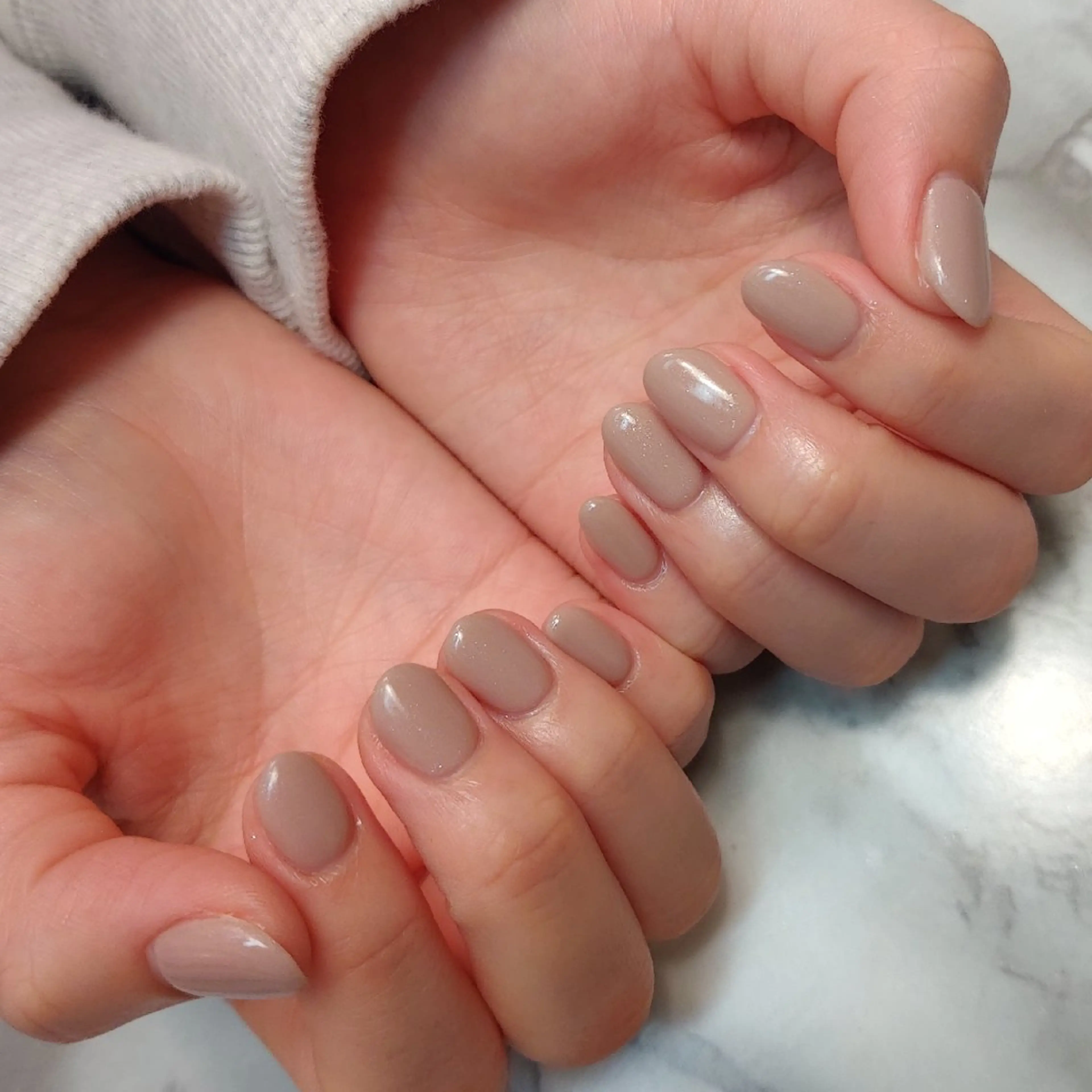 ネイル ワンカラーネイル ジェヌインネイル 河内のネイルデザイン