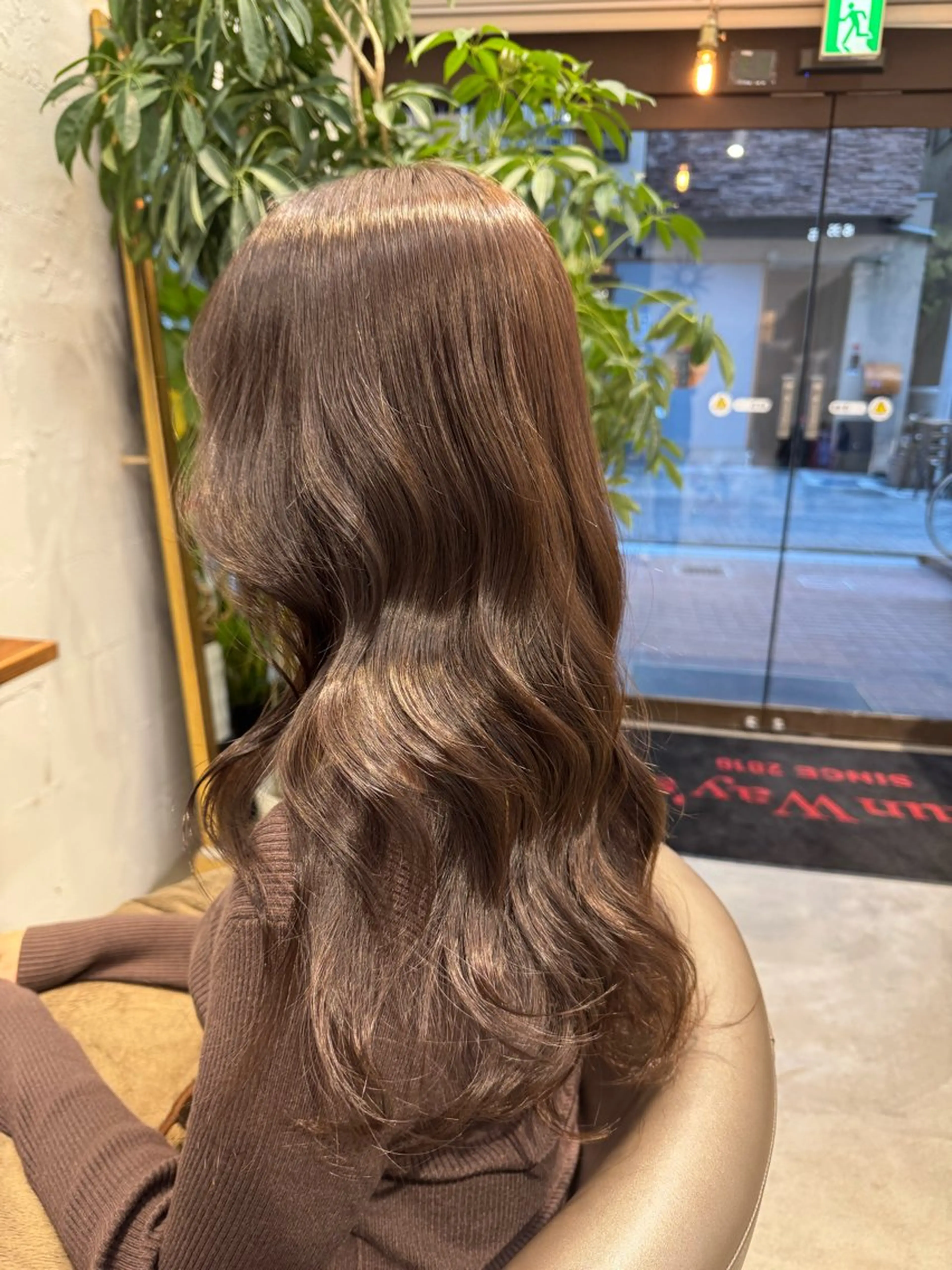 ロング パープルカラー ヘアカラー HAIR LOUNGE Run Ways所属・Shiho 🦋 ／透明感カラーのヘアスタイル