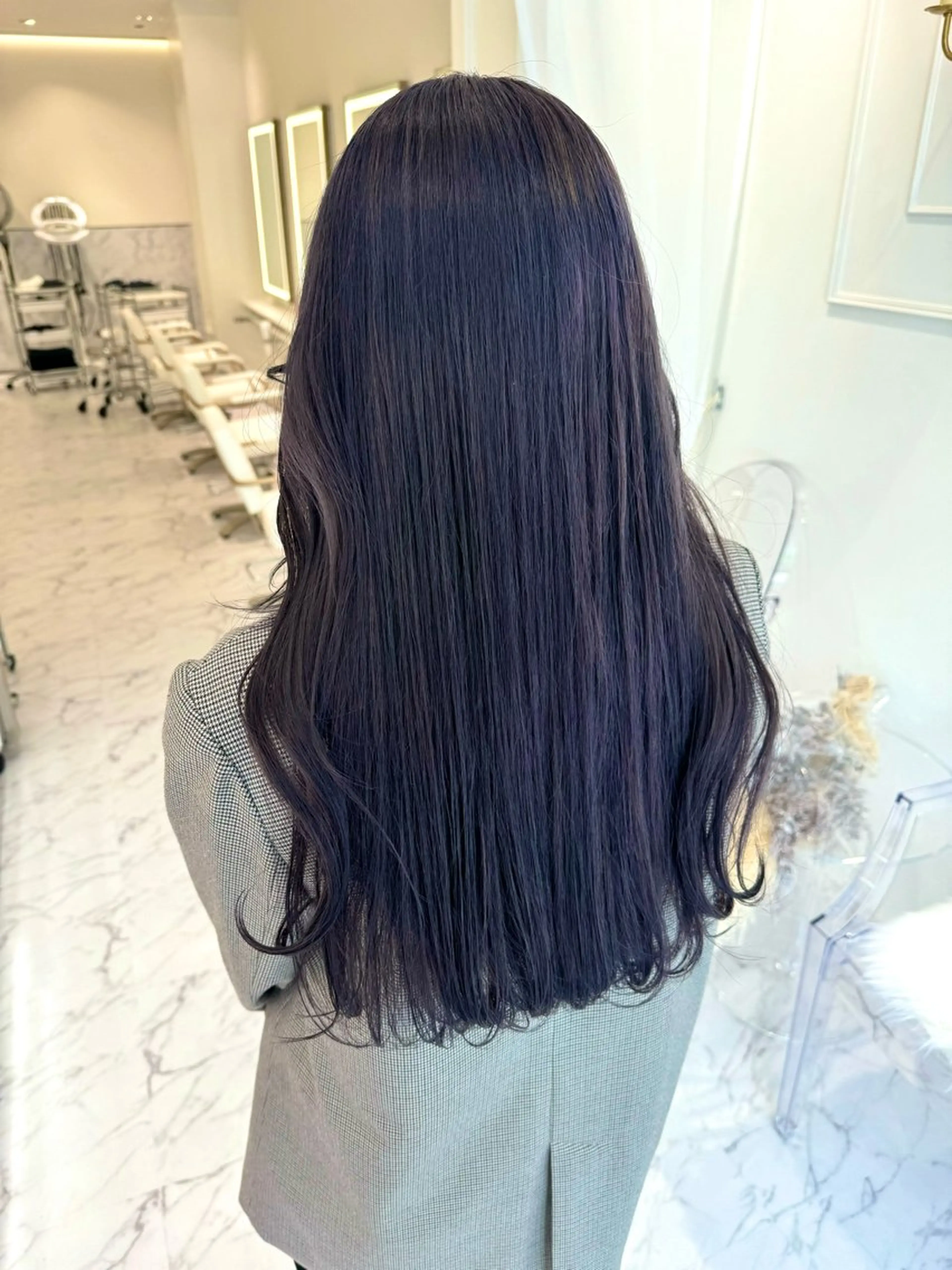 ロング カラー ヘアカラー ParveMix🍀 藤原愛未のヘアスタイル