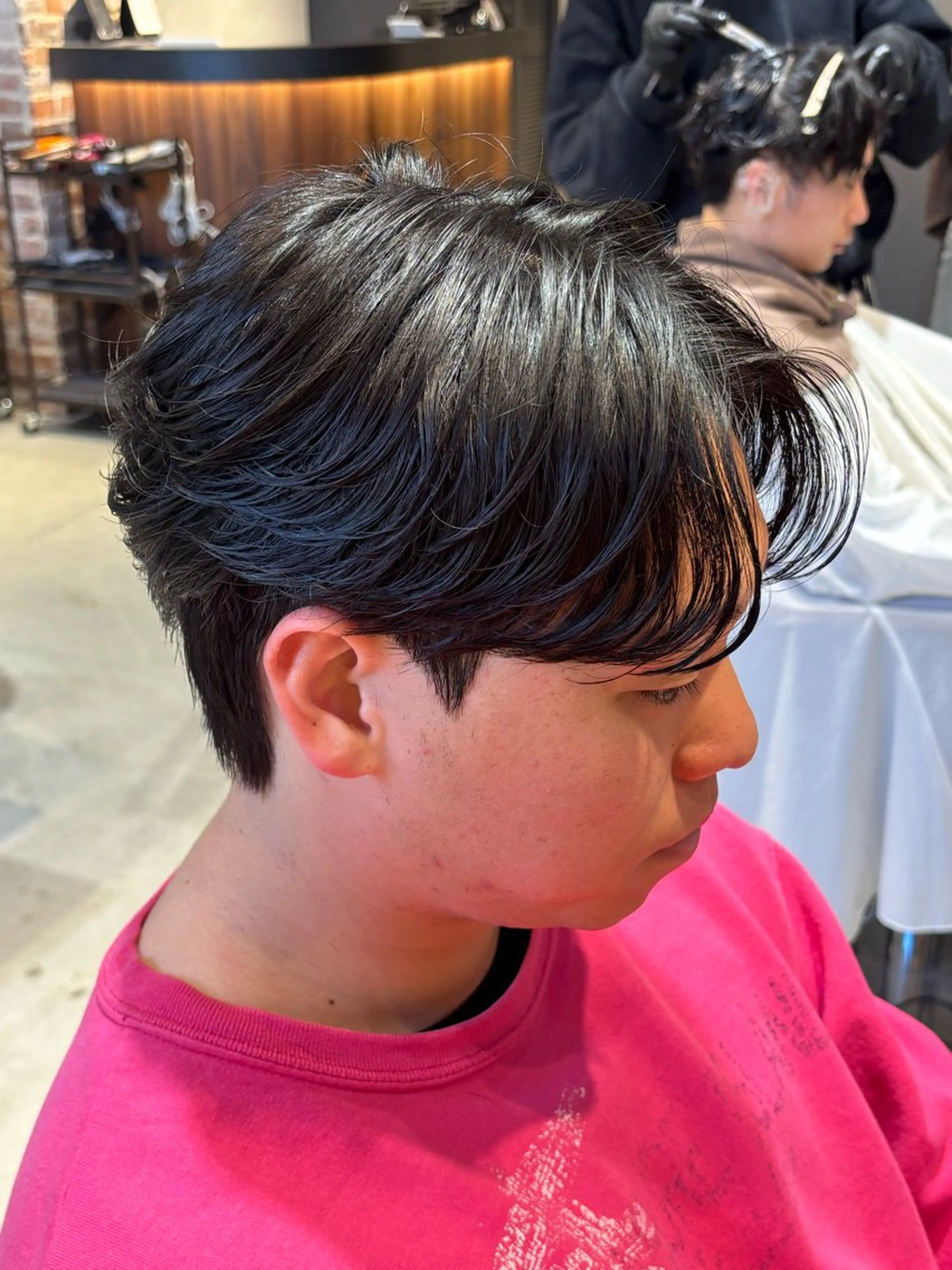 ショート パーマ メンズ ダウンパーマ メンズパーマ ニュアンスパーマ カット パーマ トリートメント パーマ職人DAIKI ツイスパ/波巻きのヘアスタイル