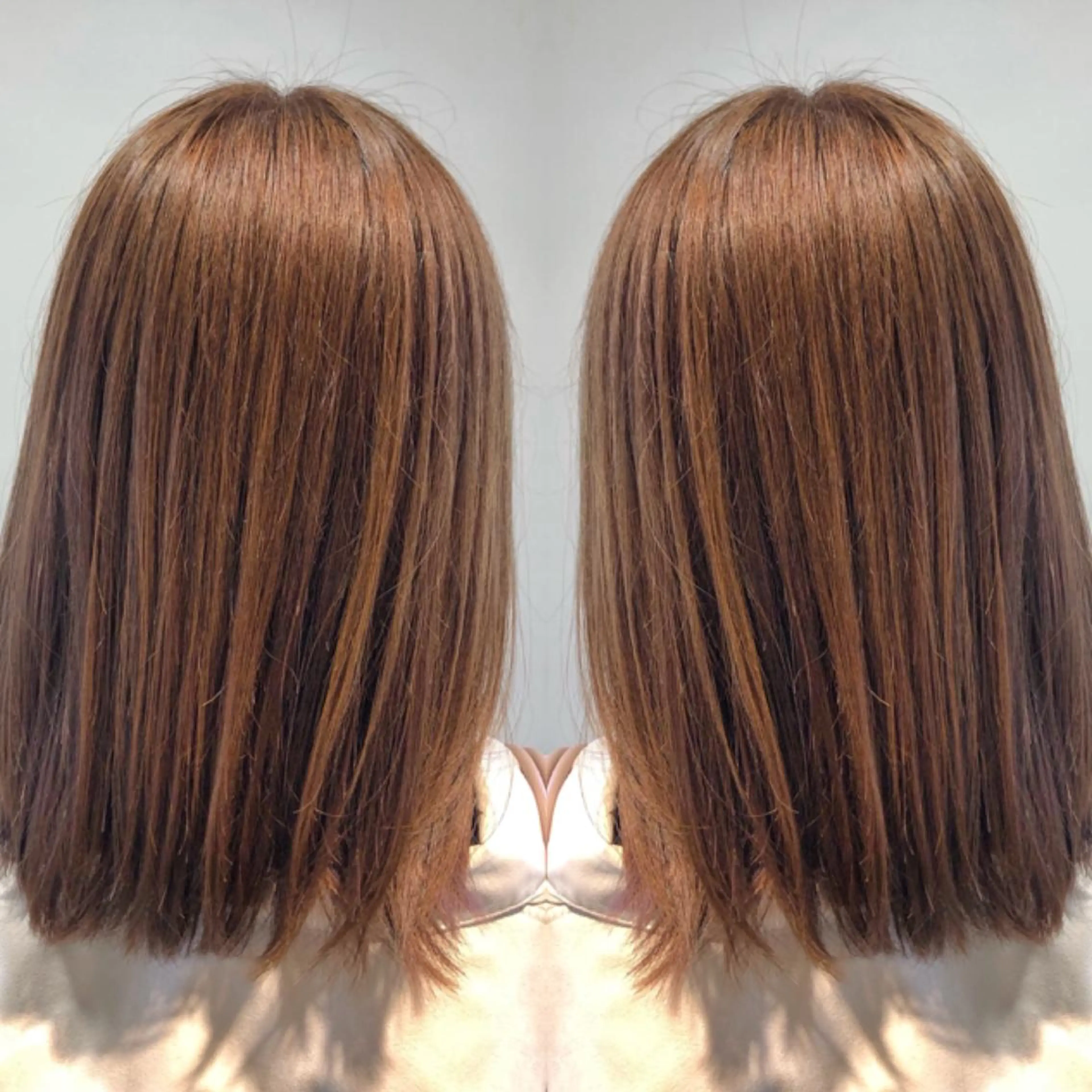 ミディアム カラー 韓国系/ダブルカラー /トグチリンカのヘアスタイル