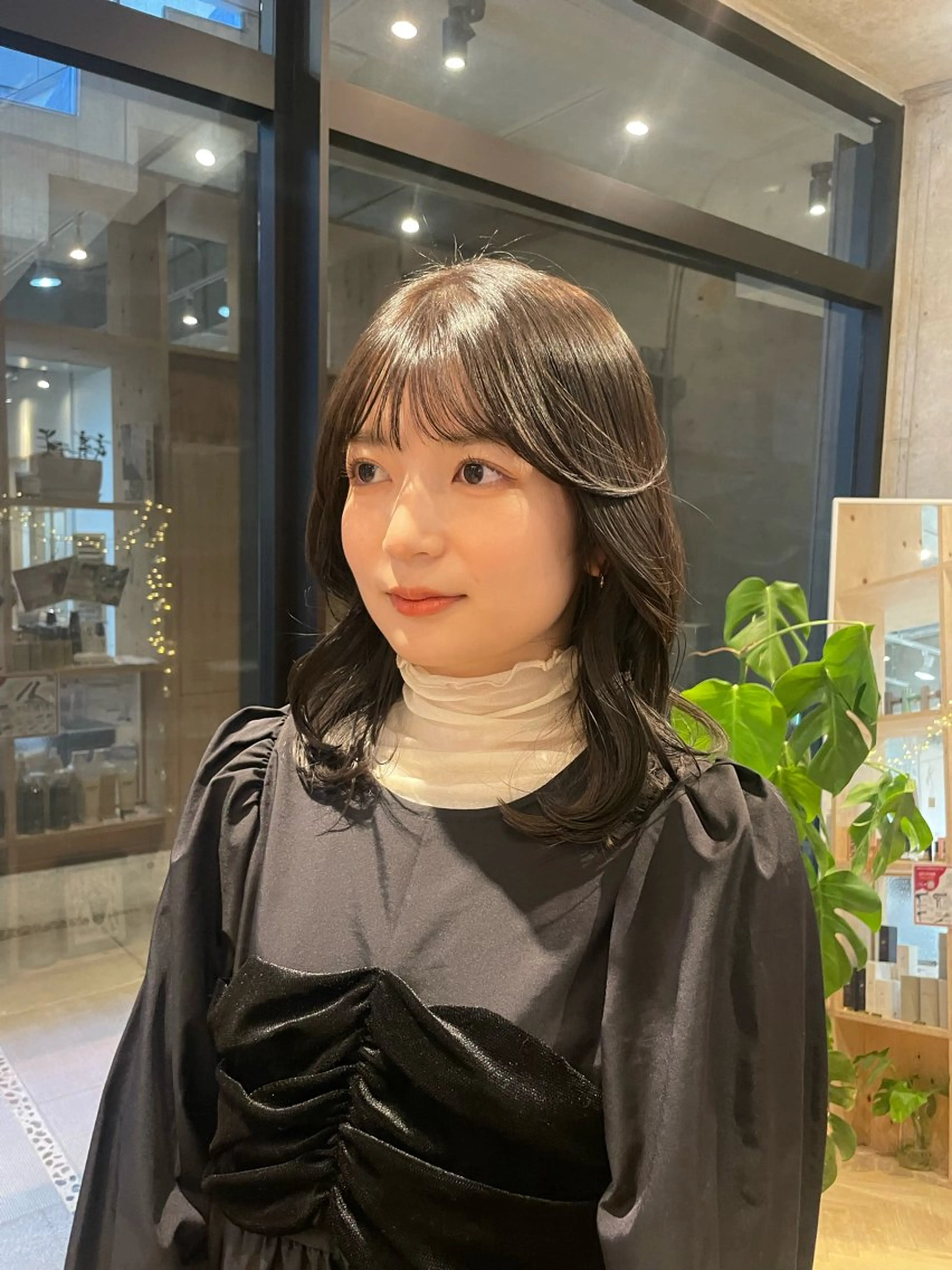 セミロング トリートメント 似合わせ/ベージュ /レイヤー/りほ🤍のヘアスタイル