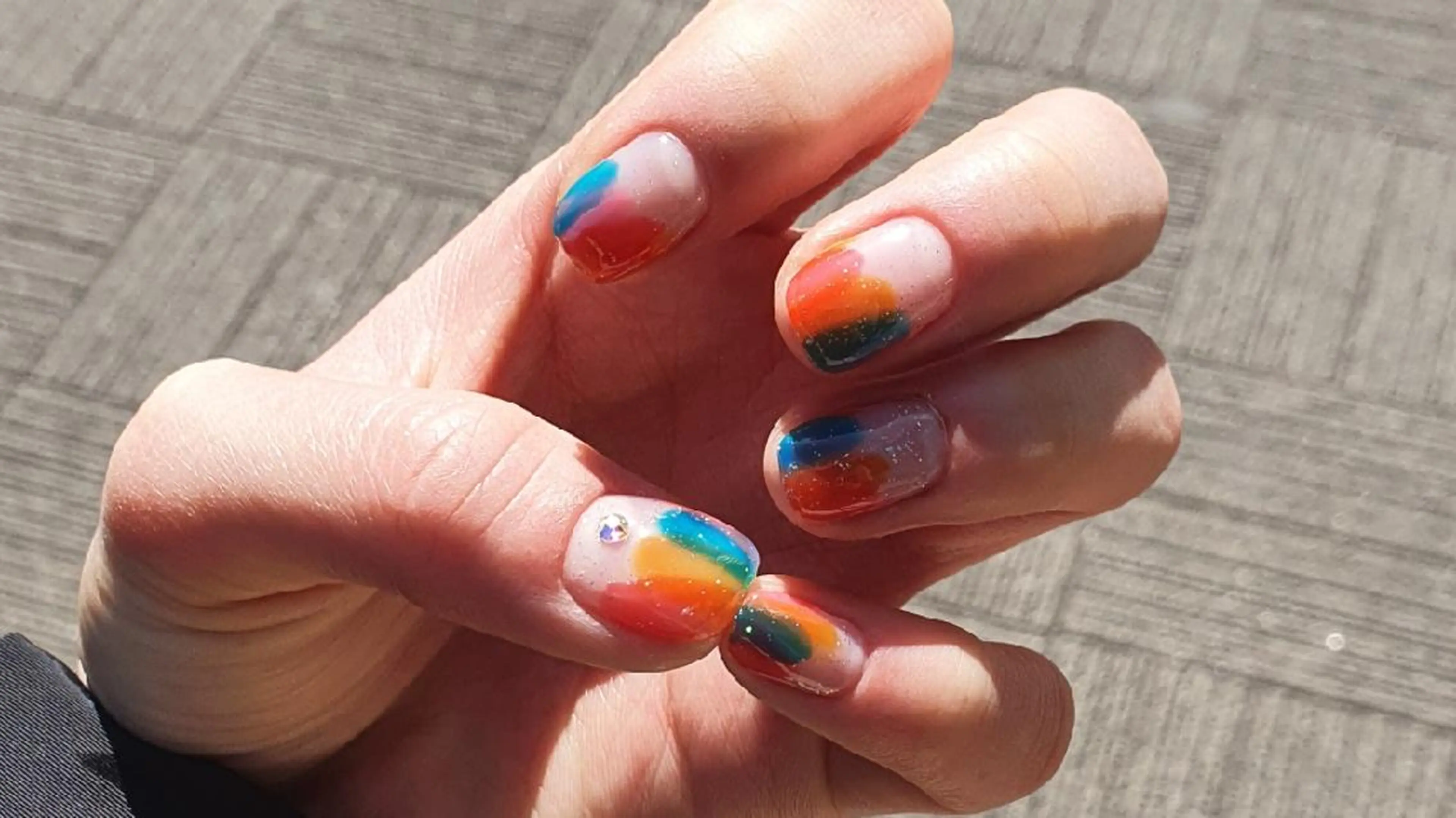 ネイル グラデーション ラメ(グリッター) シンプルネイル Salon de dahan所属・SALON DE DAHANのネイルデザイン