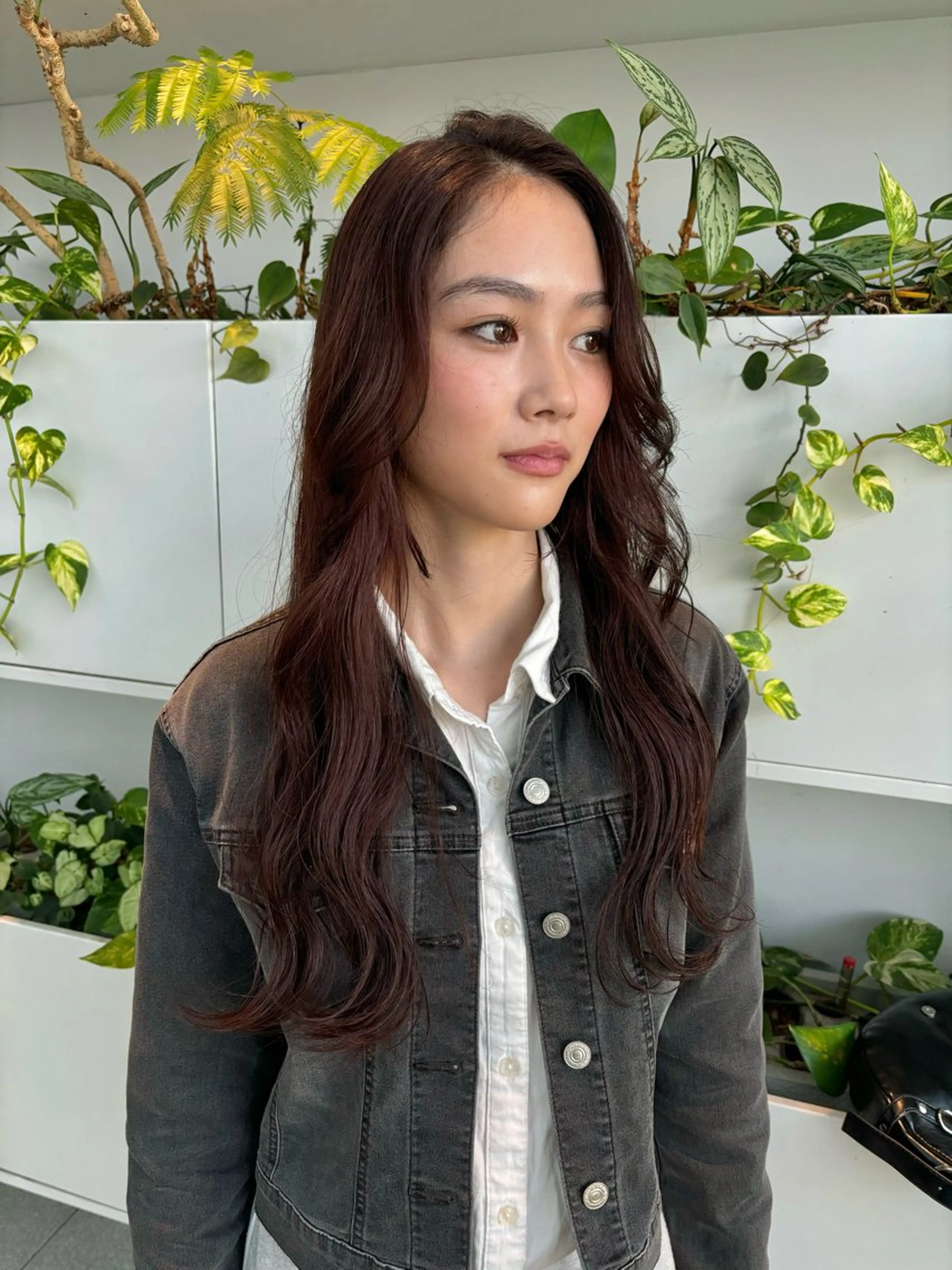 ロング カラー ブラウンカラー カット ヘアカラー くさかみさき🌼暖色 /耳つぼ/オタク🌼のヘアスタイル