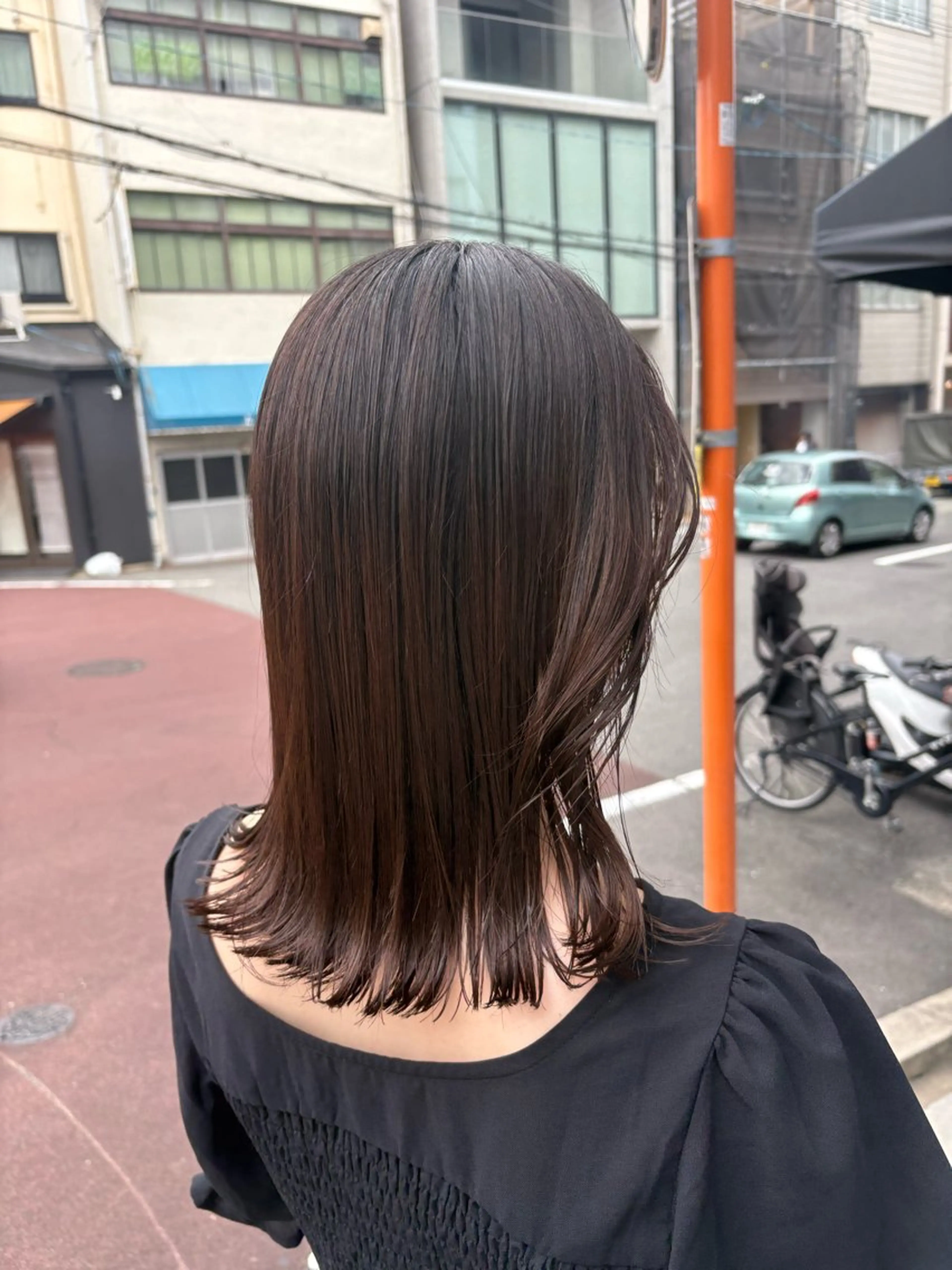セミロング ヘアカラー °ʚ ふじくら なつみɞ°のヘアスタイル