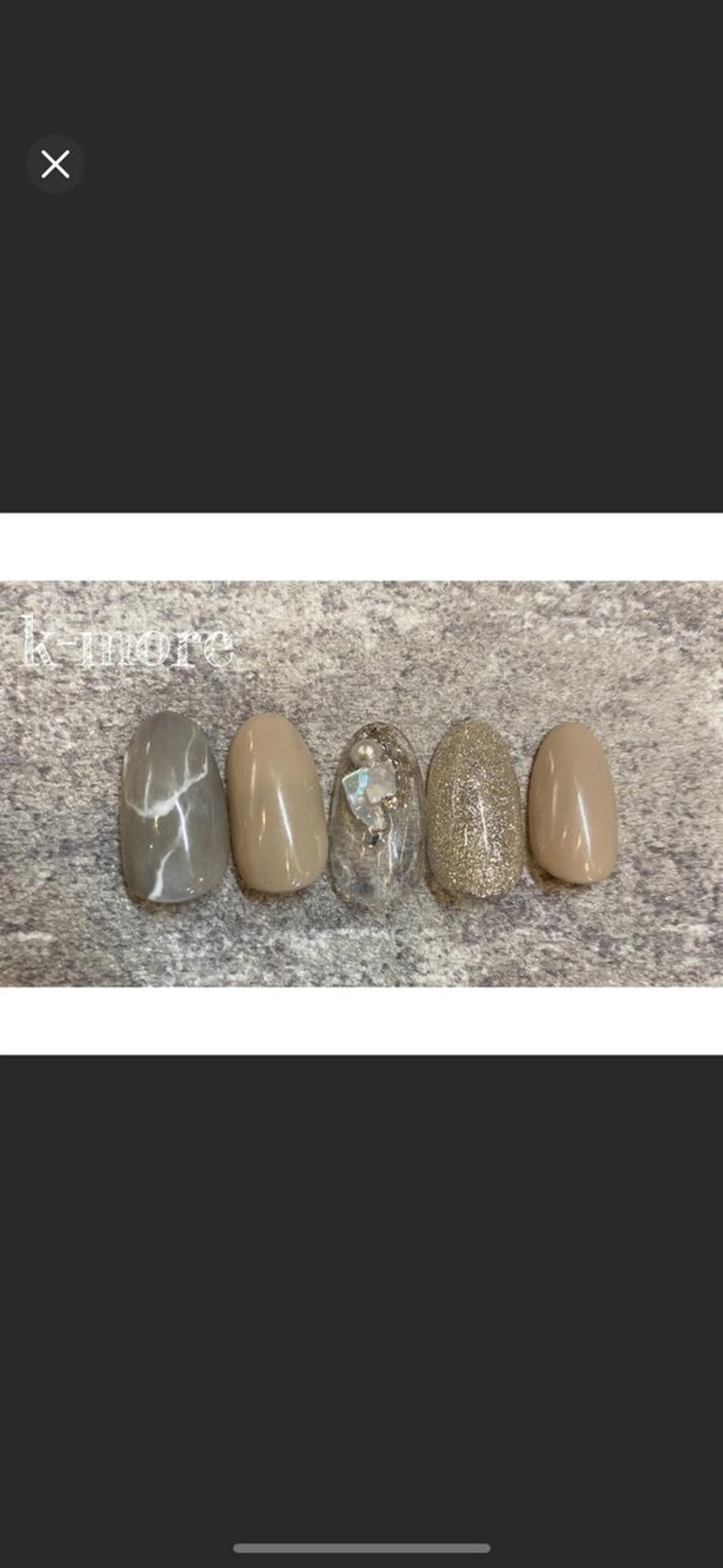 ミディアム K-more（ケーモア）知立店所属・K-more知立店 まなみのネイルデザイン