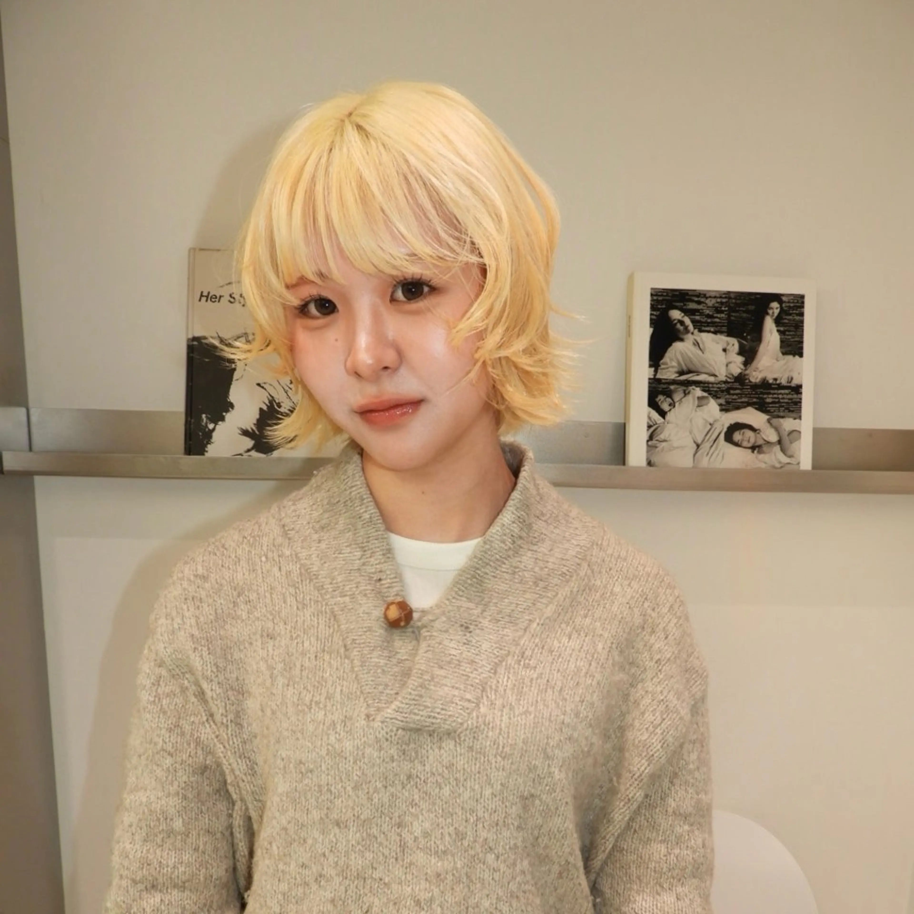 ショート カラー ブロンド 🎀レイヤー/ カラー🐕‍🦺anのヘアスタイル