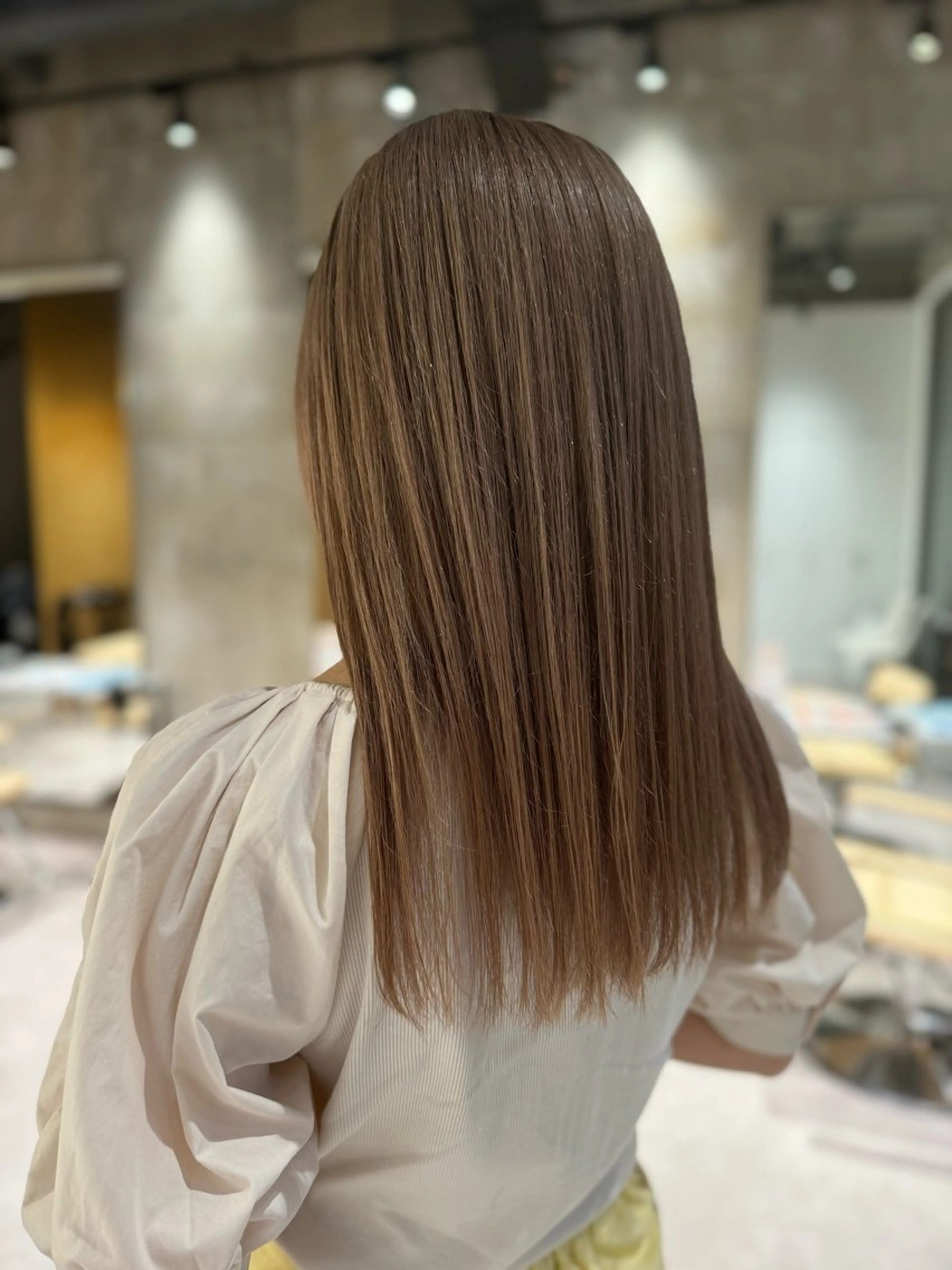 ロング カラー 美髪矯正/ハイトーン 🪸🩰ヒナコのヘアスタイル