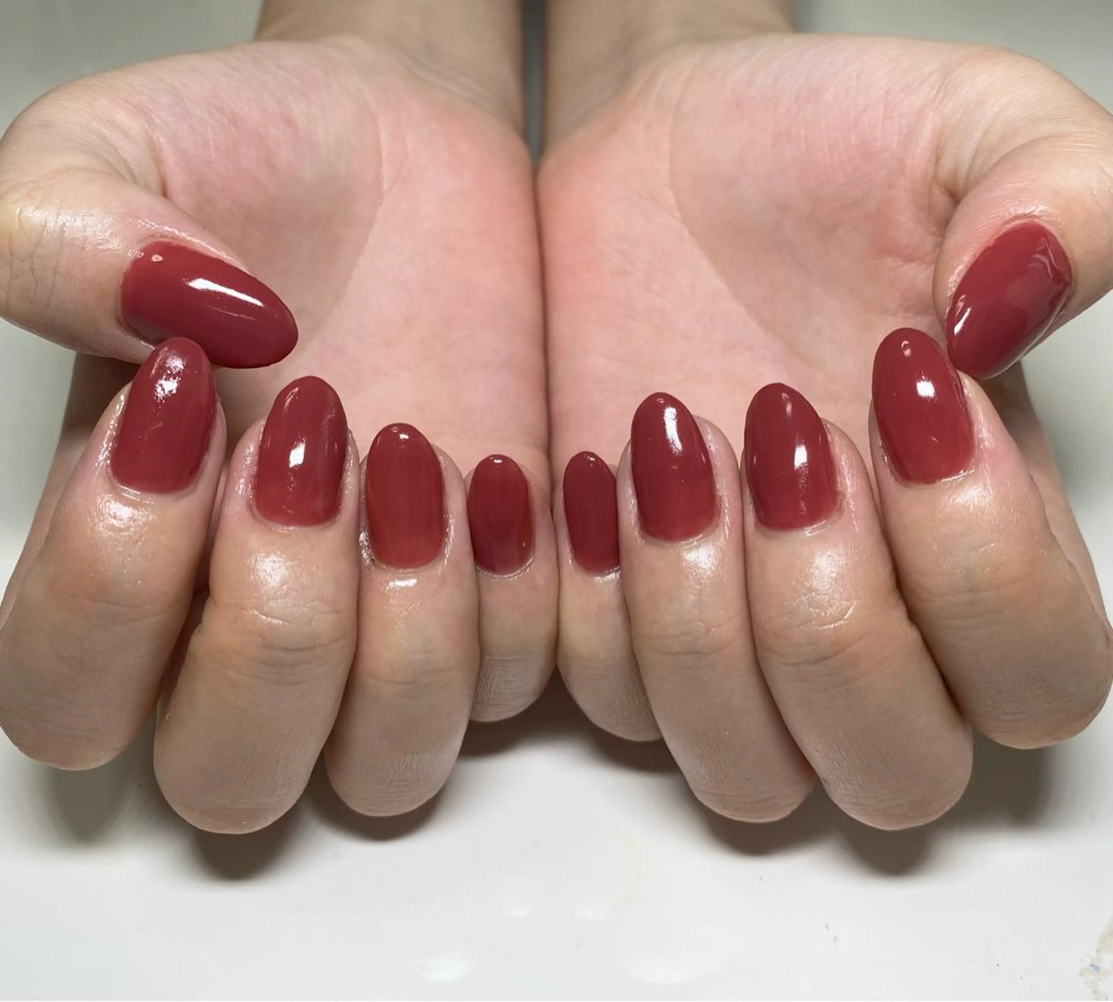 ネイル ワンカラーネイル mahana nailのネイルデザイン