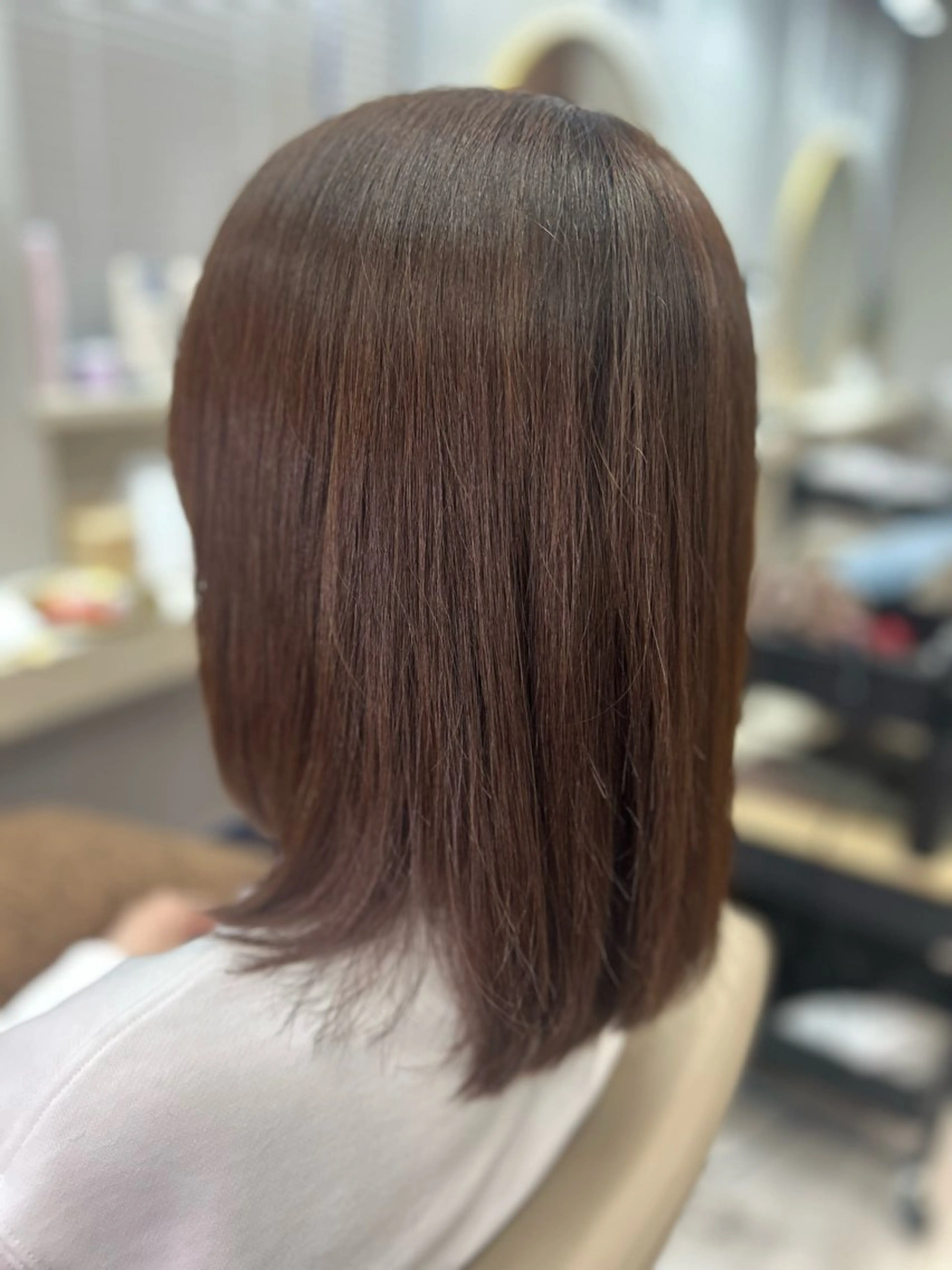 ミディアム カット ヘアカラー 池田 太一のヘアスタイル