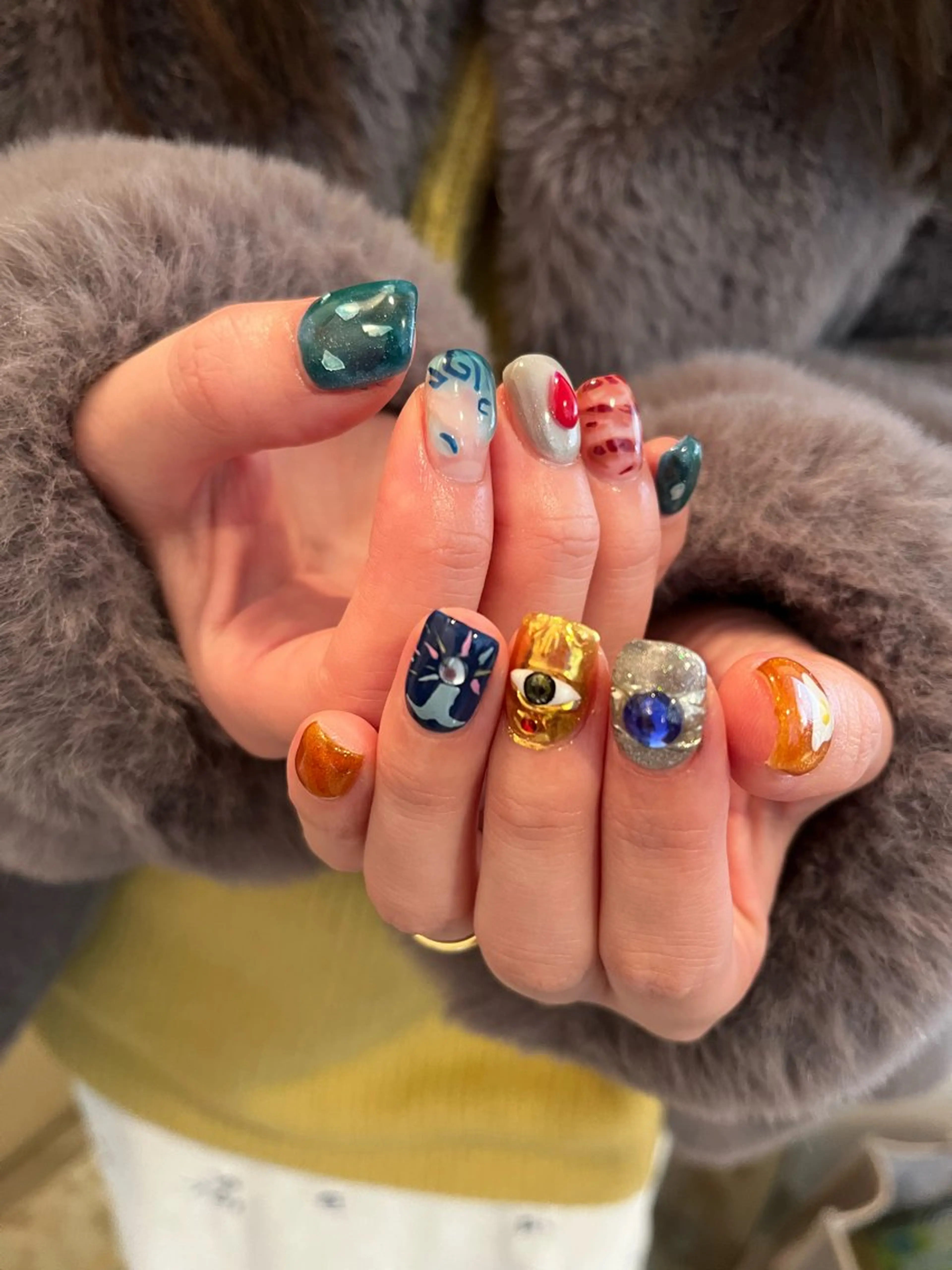 ネイル ハンドネイル 文 /個性派ネイルのネイルデザイン