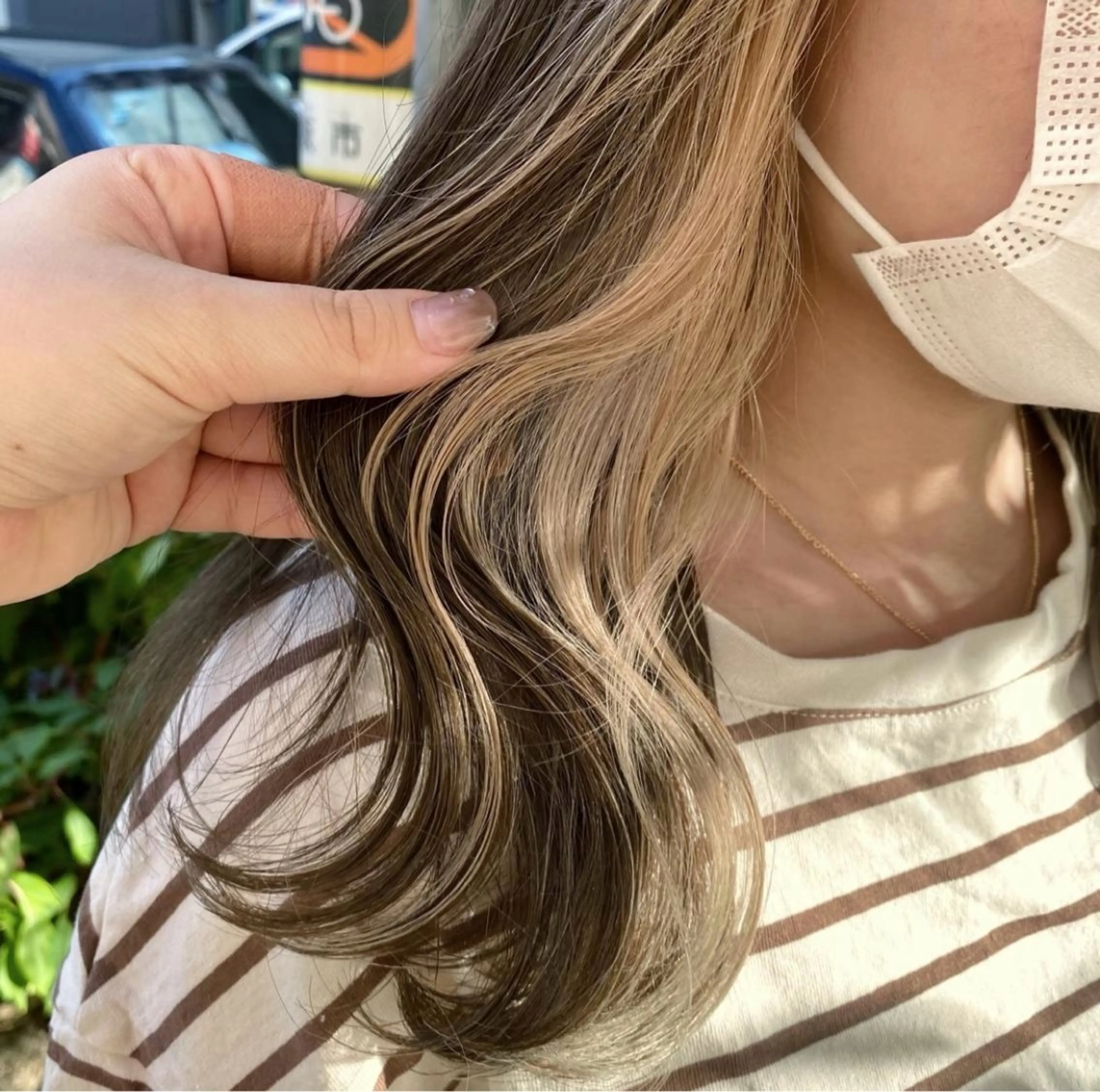 ロング カラー インナーカラー Neale. ユメのヘアスタイル