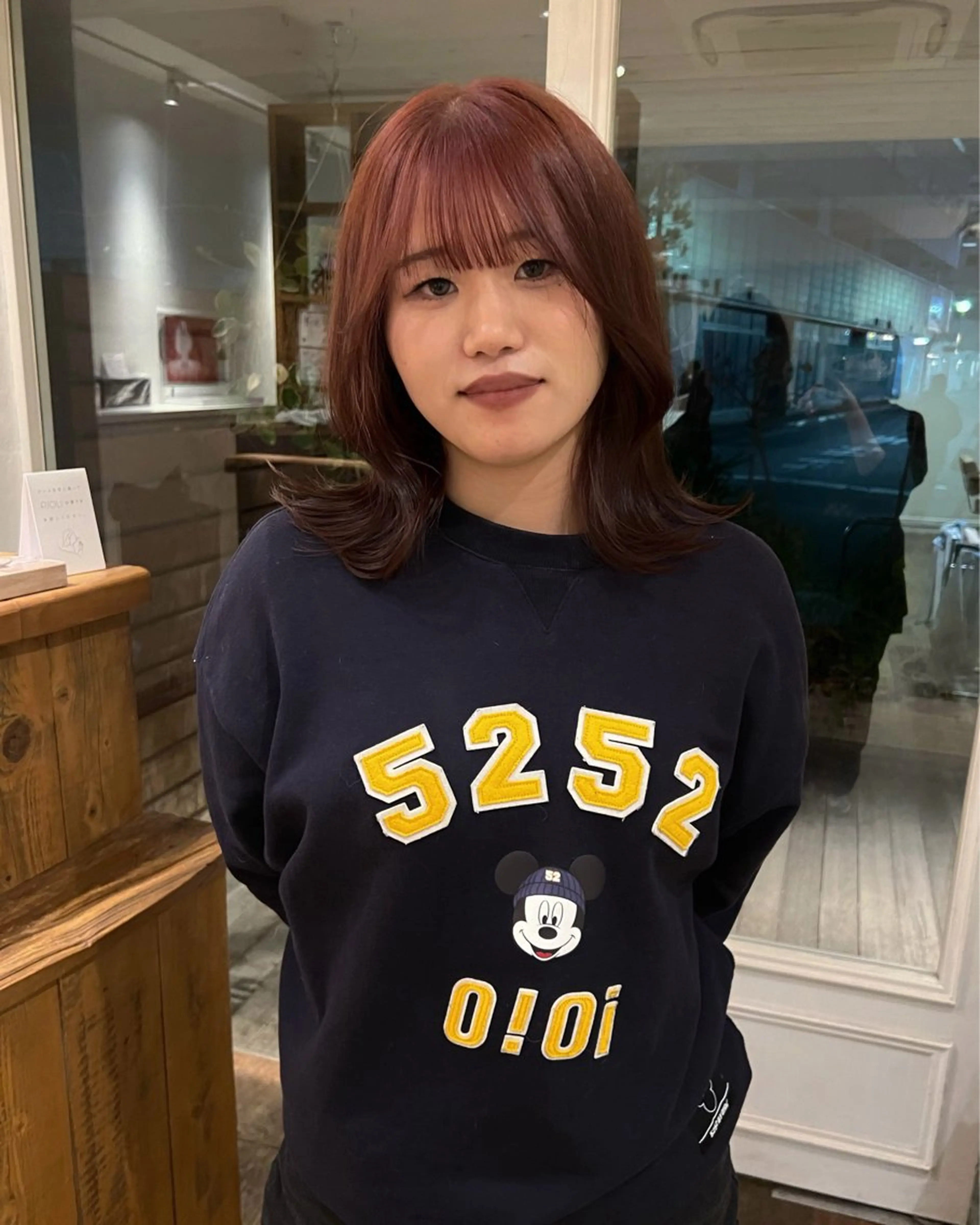 セミロング カラー 天王寺美容室/暖色 カラー/chikaのヘアスタイル