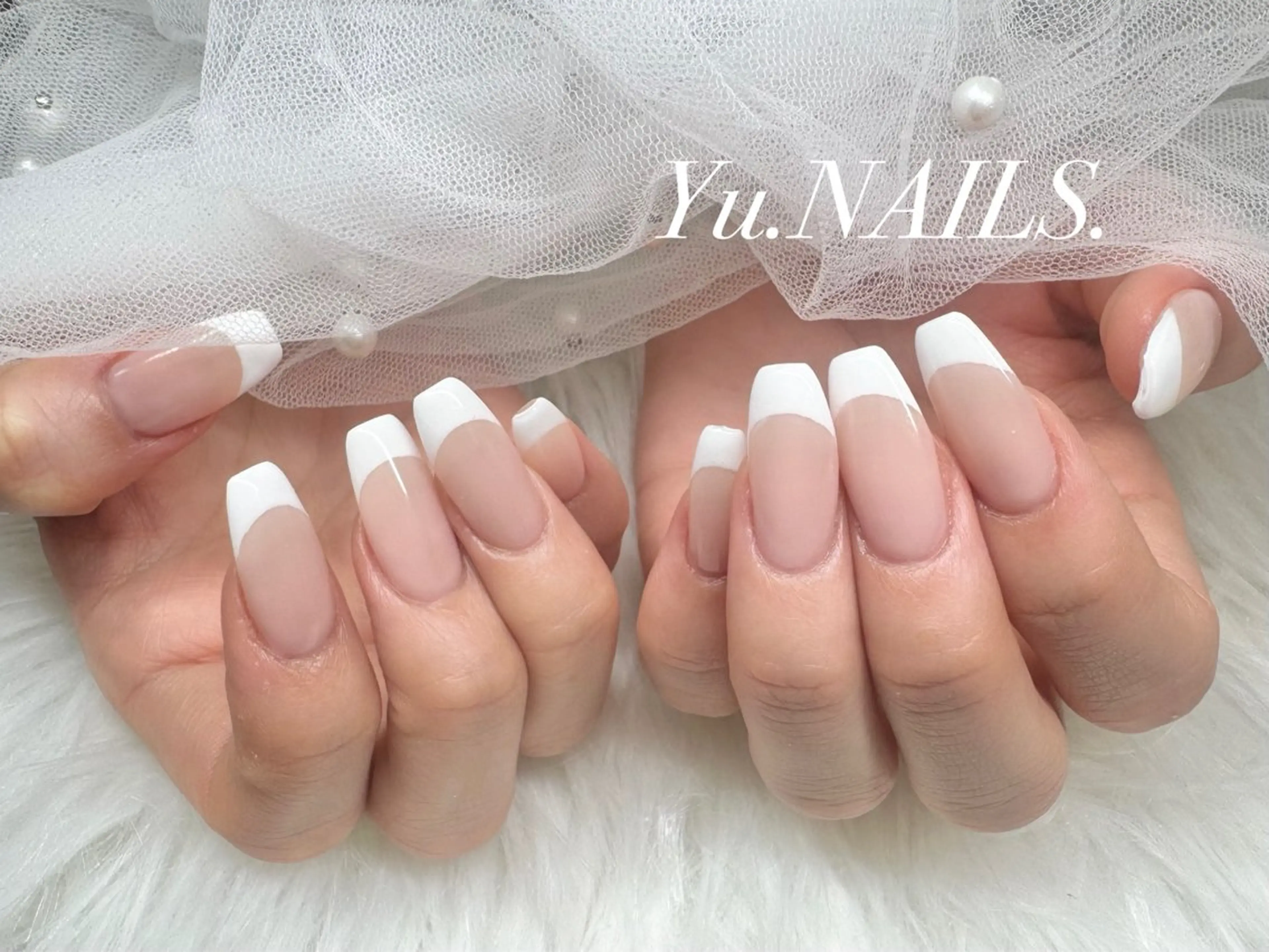 セミロング ハンドネイル ユー ネイルズのネイルデザイン