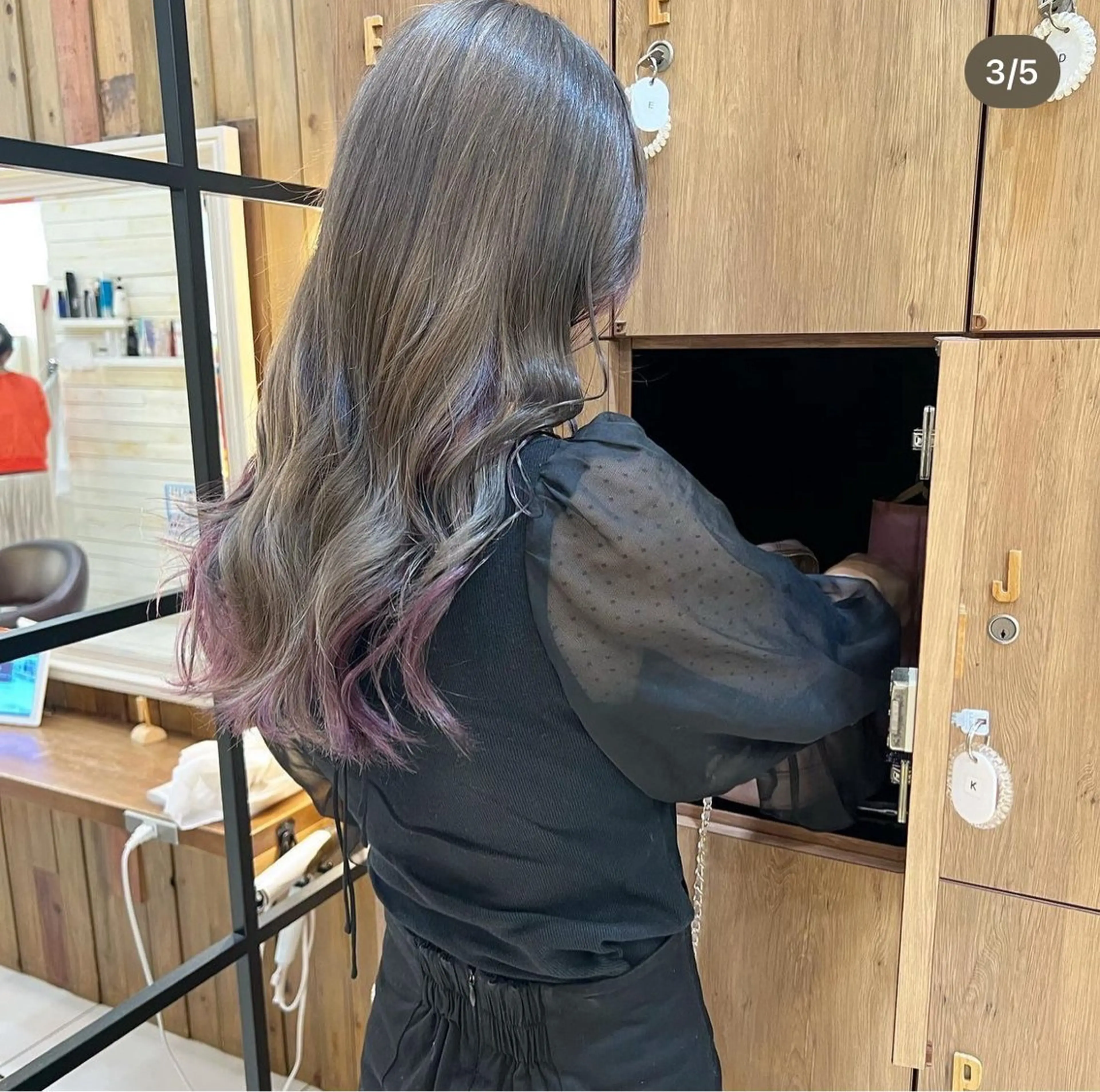 ロング ヘアカラー インナーカラー /ヘアメ じゅんのヘアスタイル