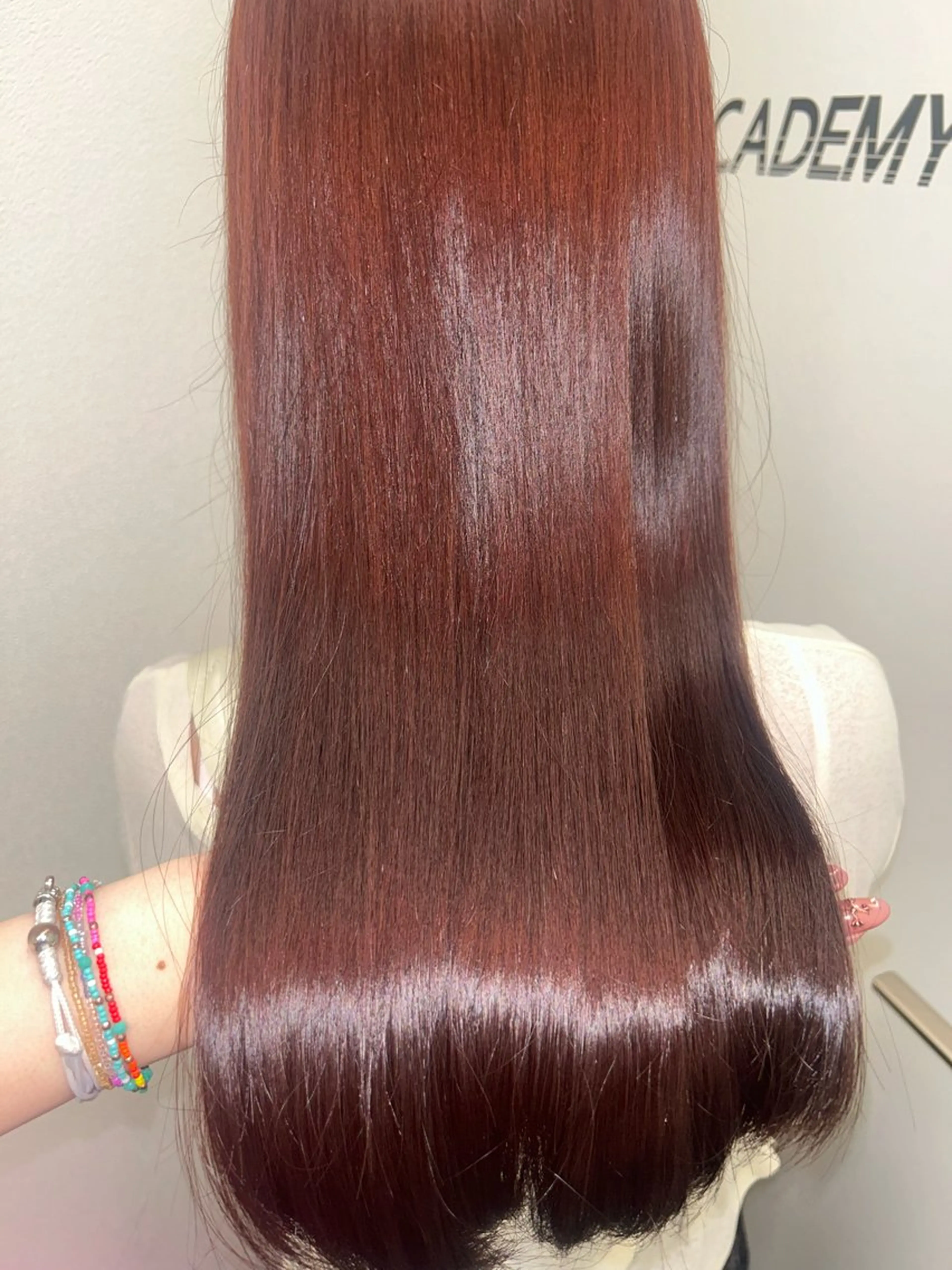 トリートメント 🤍Mei🤍赤み消 し透明感ツヤカラーのヘアスタイル