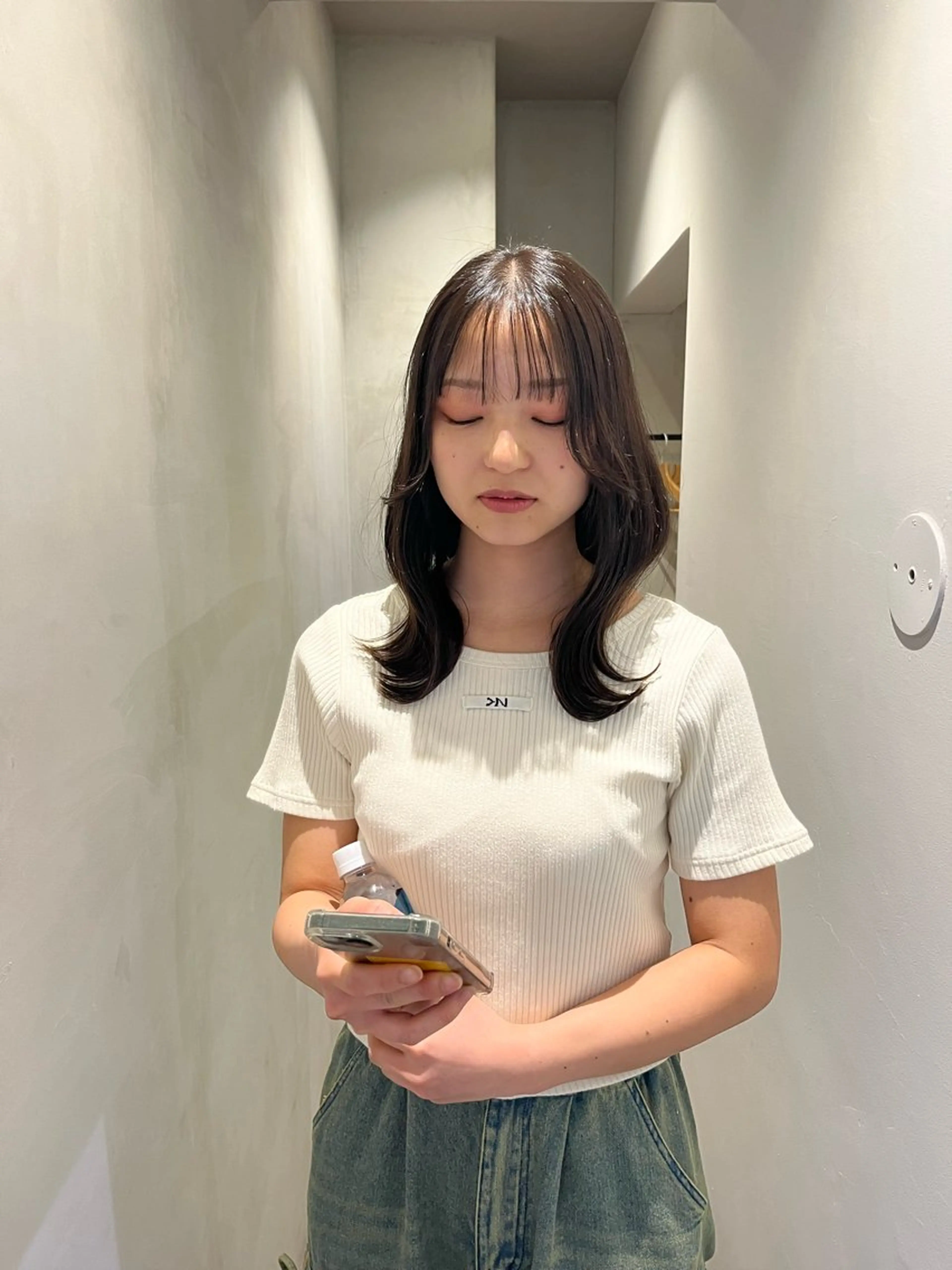 ミディアム カラー ロエ平尾山荘所属・ショート/ハイライト /平尾/薬院/綜一郎のヘアスタイル