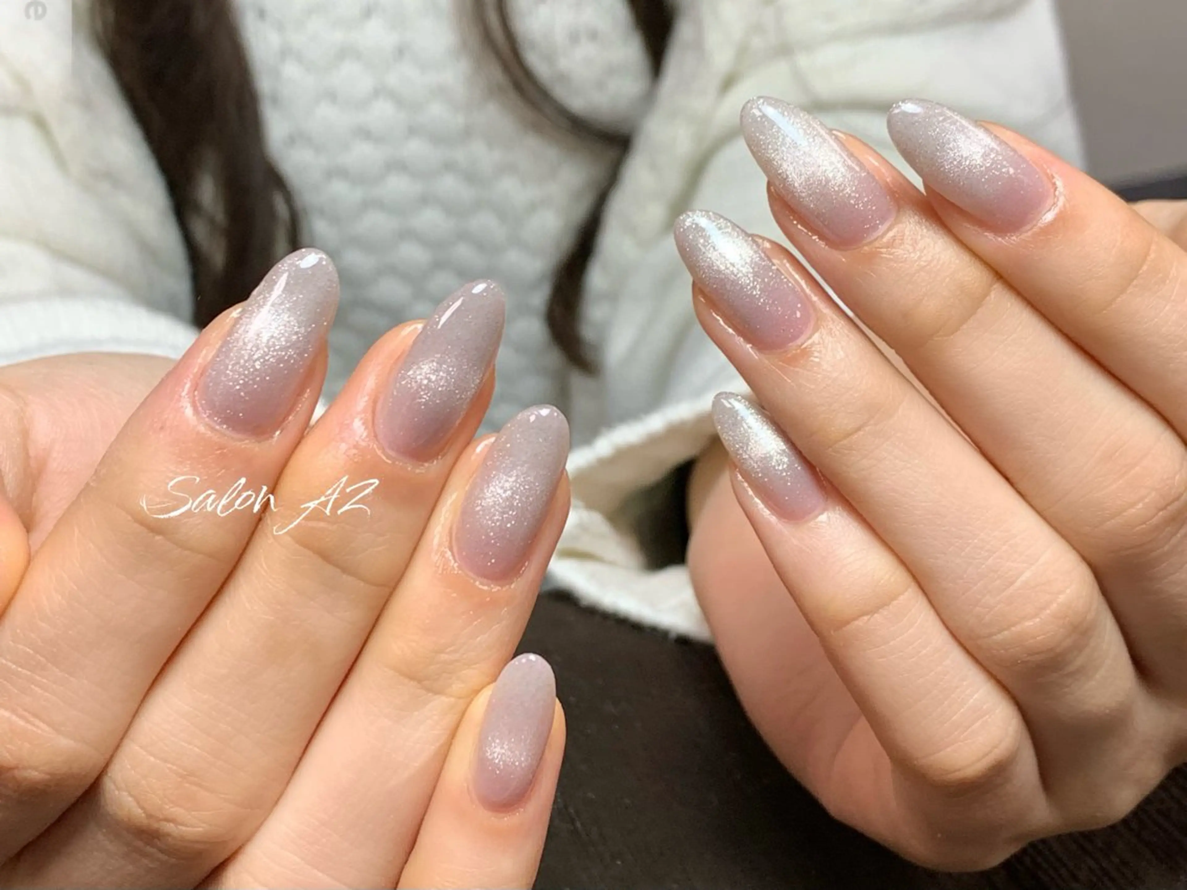 ネイル アートネイル 長さ出し フットネイル フレンチネイル ジェルネイル ハンドネイル salon AZのネイルデザイン