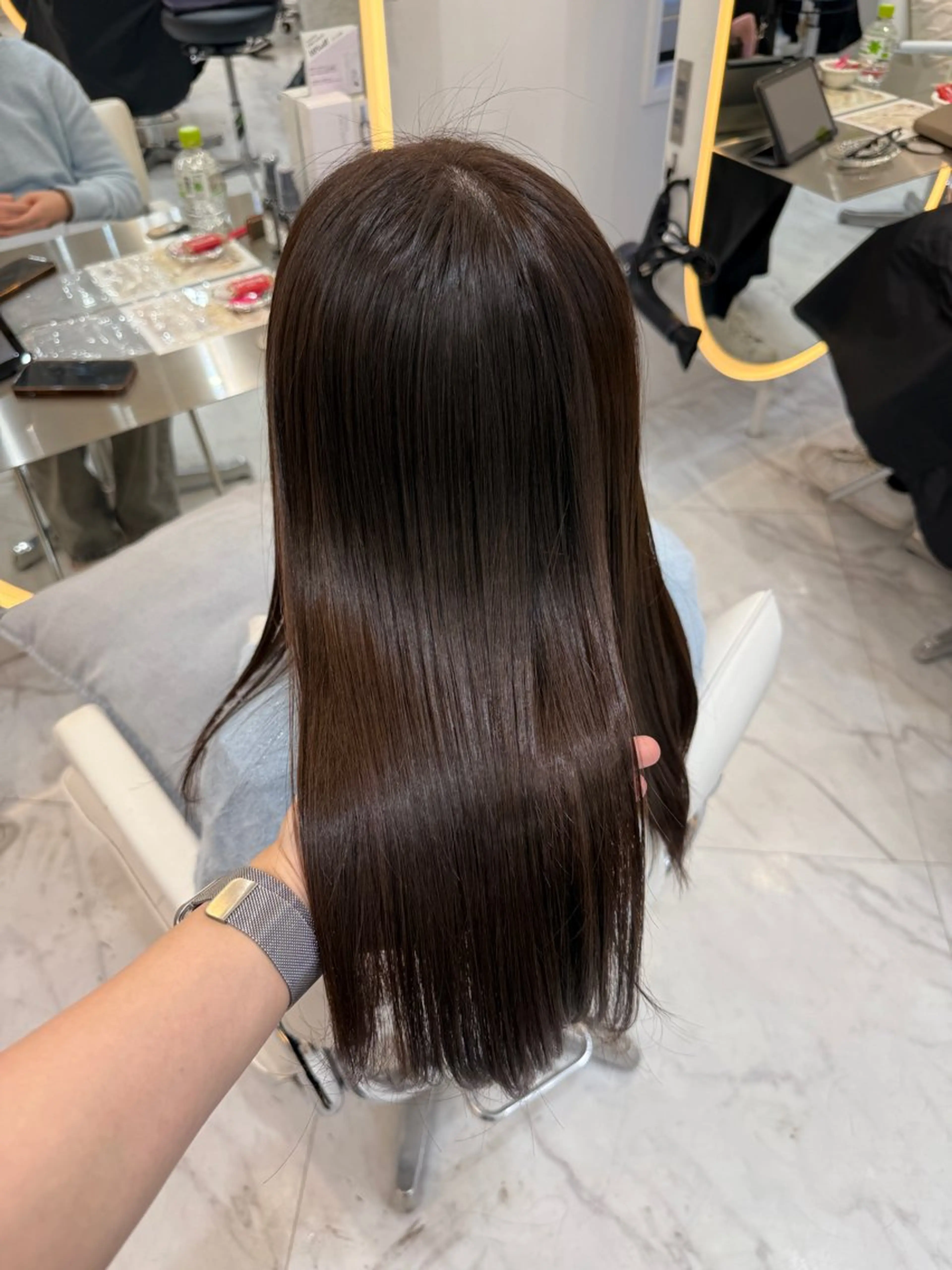 ロング ヘアカラー トリートメント 髪質改善×艶カラー / sayaka🤍のヘアスタイル