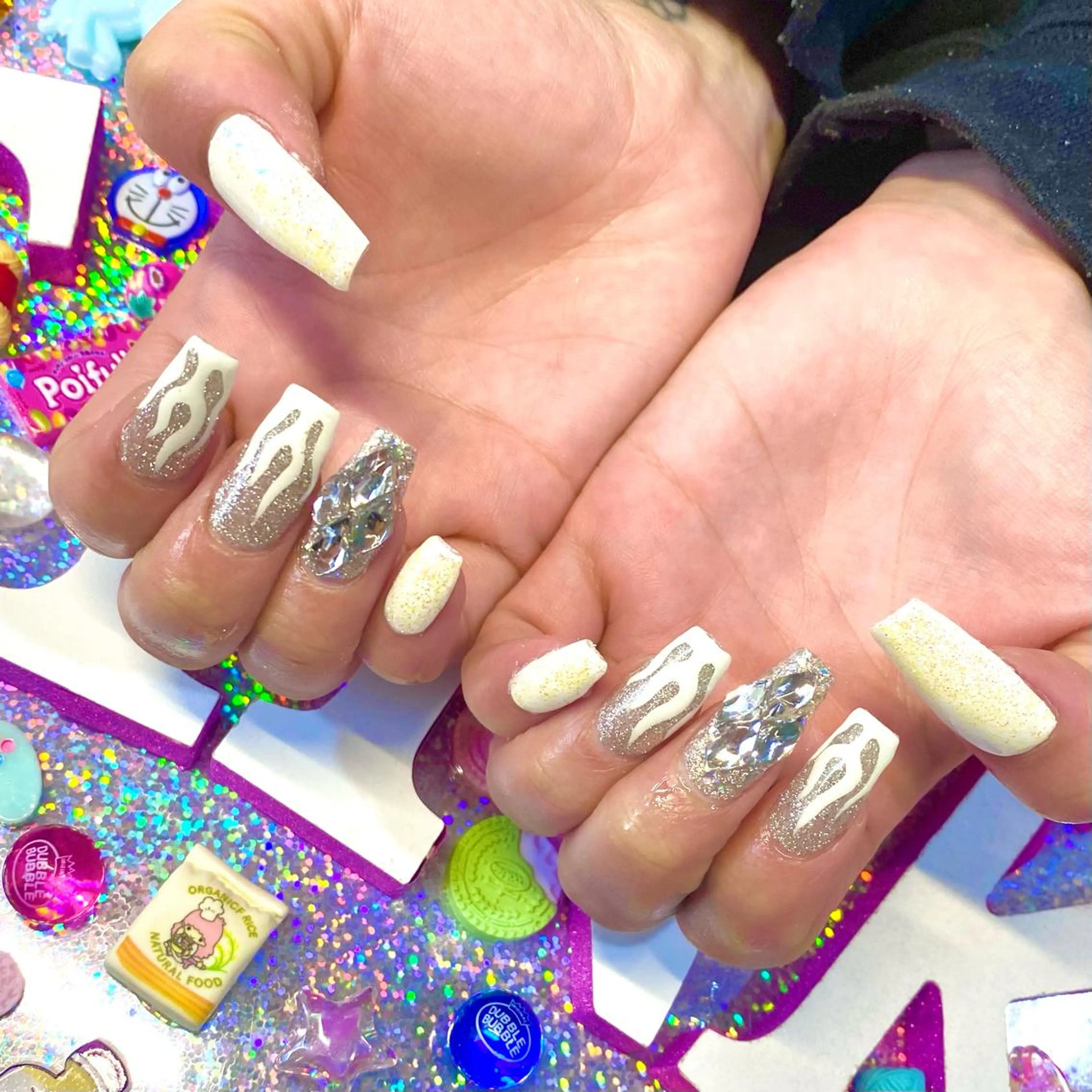 ネイル アートネイル クリアネイル ジェルネイル ニュアンスネイル オフィスネイル 8appy YUKITIN.Bのネイルデザイン