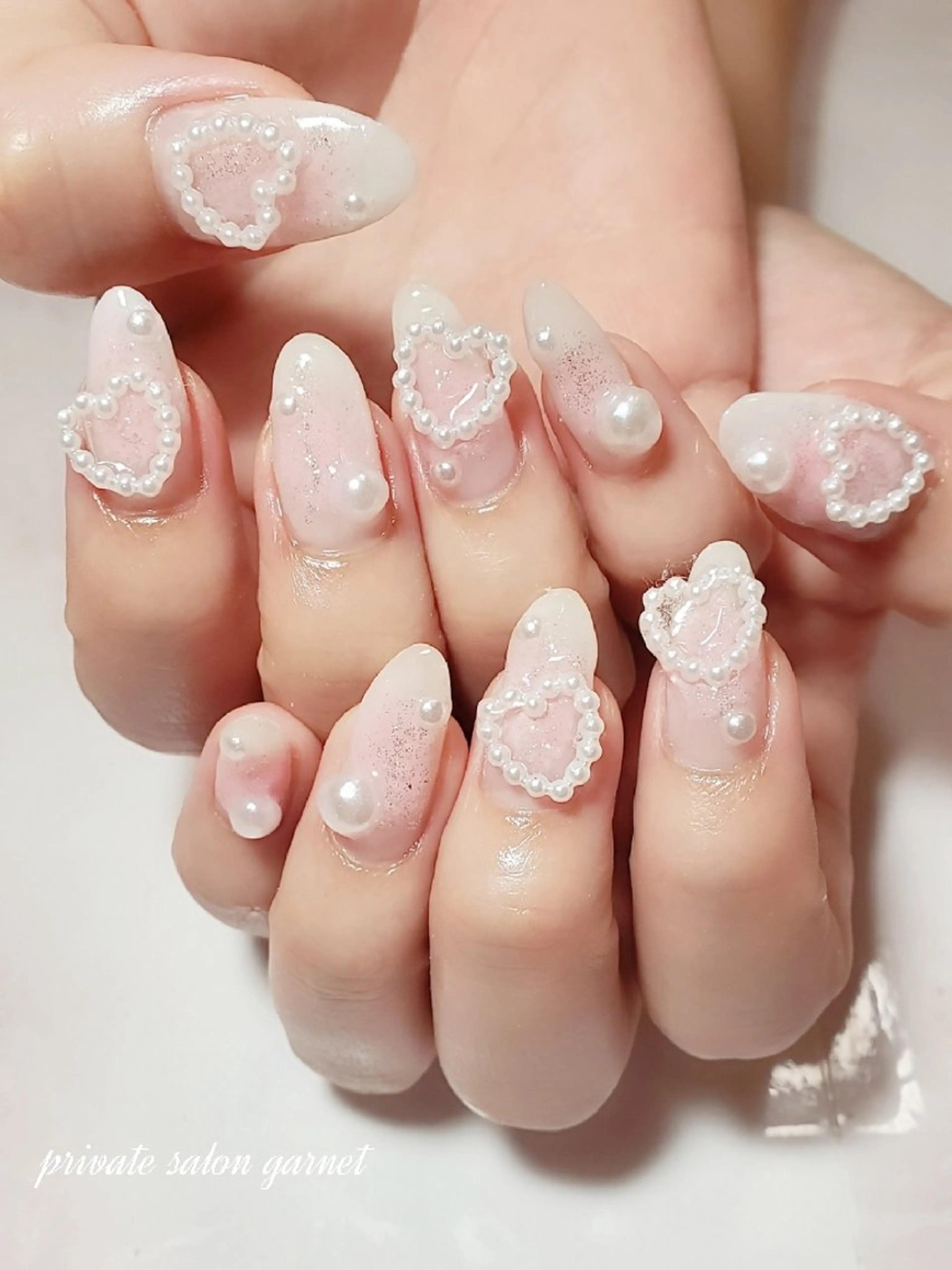 ネイル チークネイル ワンホンネイル Garnet nailのネイルデザイン