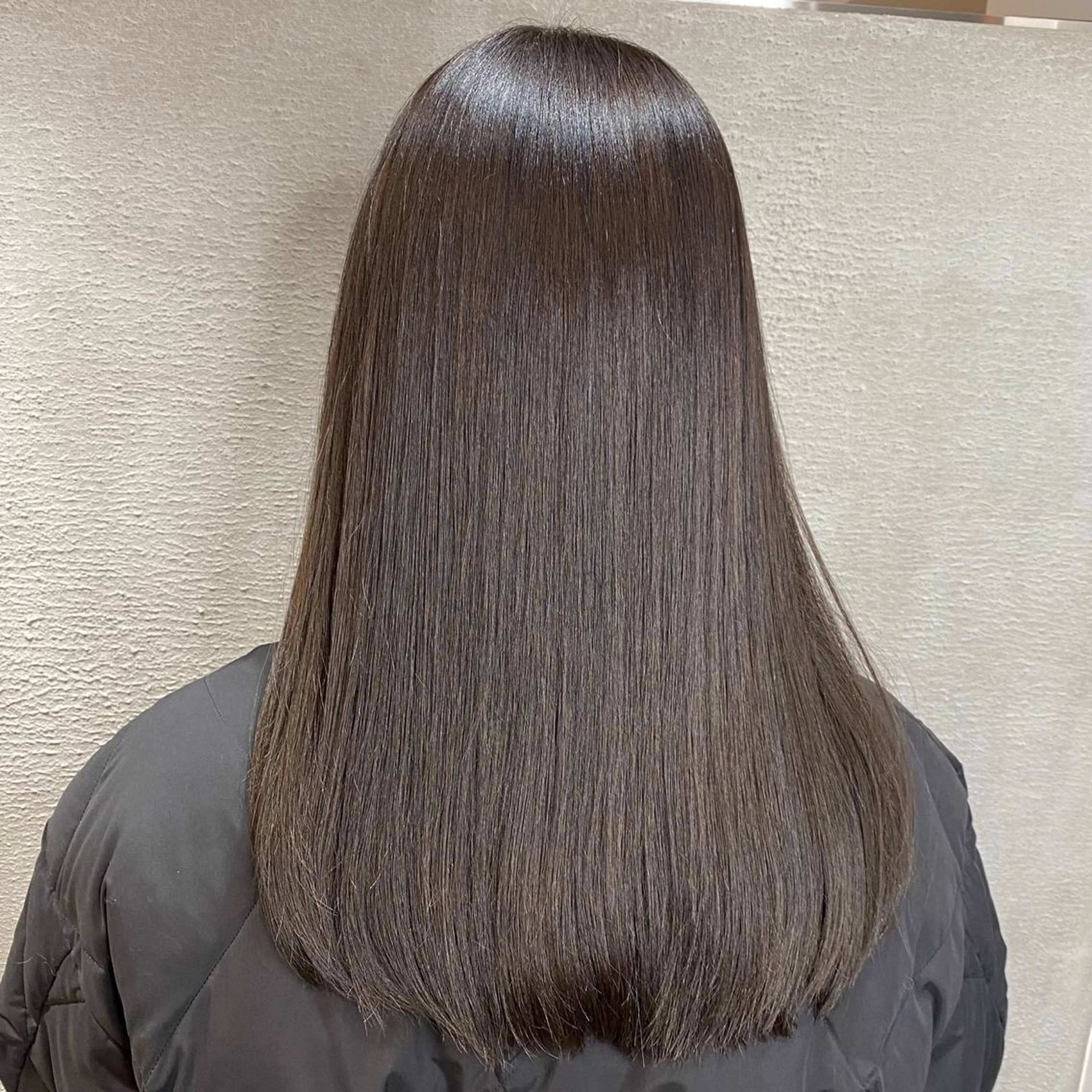 ロング カット 縮毛矯正 トリートメント 韓国レイヤー✨ yasuko銀座のヘアスタイル