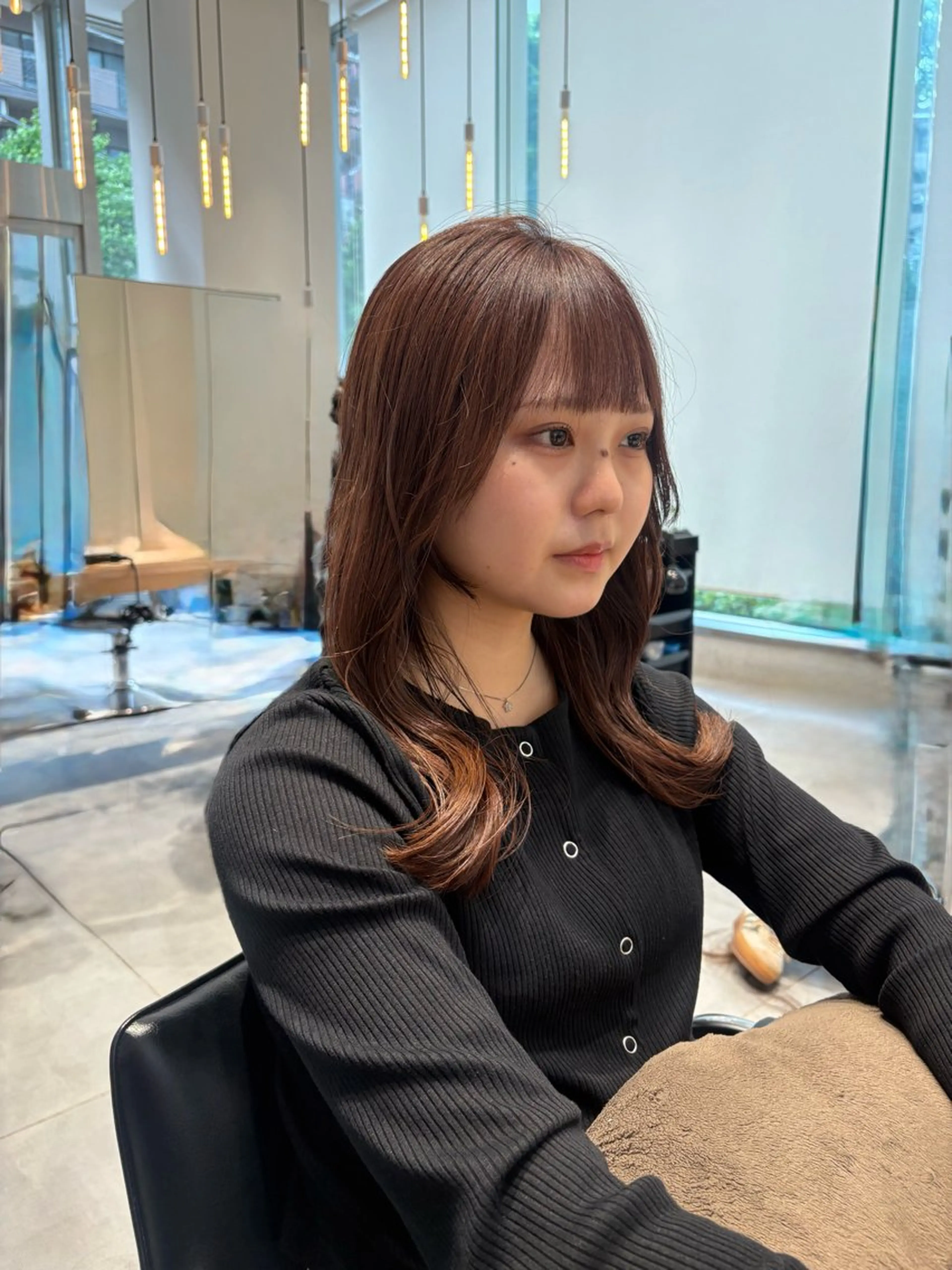 ロング カラー ヘアカラー トリートメント ヘアセット 風香🪼レイヤー /透明感カラーのヘアスタイル