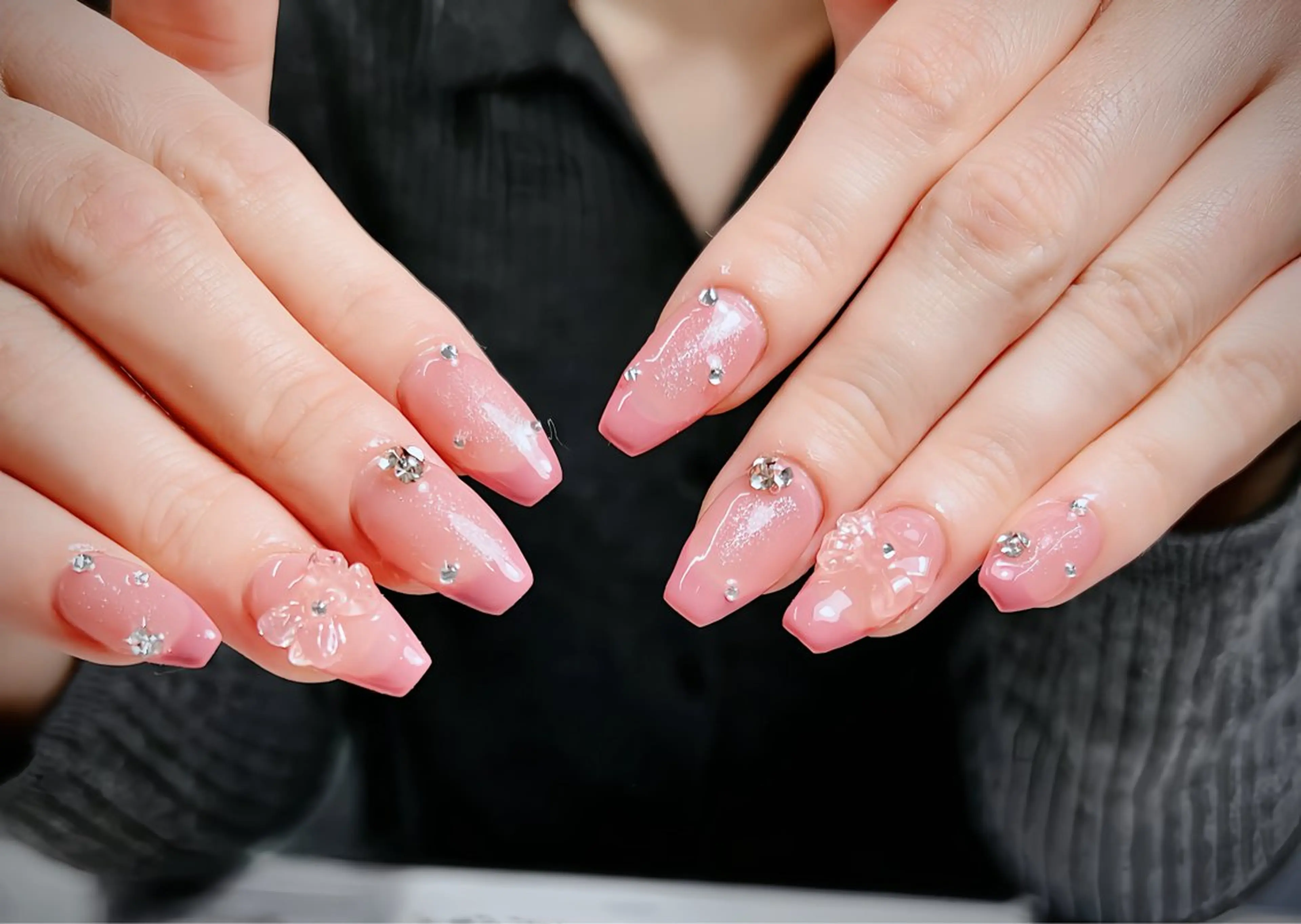 ネイル チークネイル ジェルネイル パラジェル スカルプネイル 春ネイル ハンドネイル フットネイル ハンドケア HANA 川越東口ネイルサロンのネイルデザイン