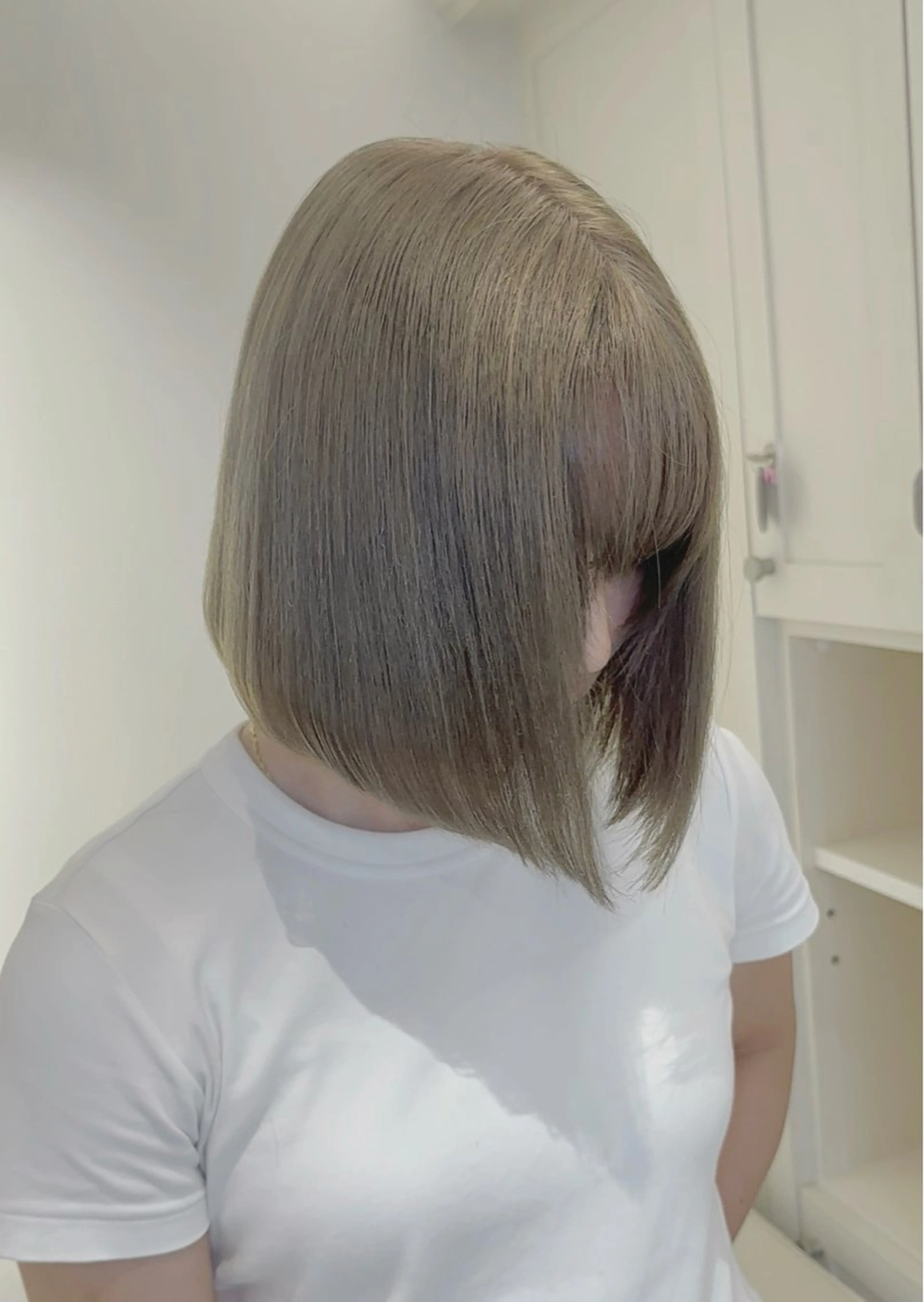 ミディアム カット ヘアカラー トリートメント Beleza Shibuya所属・ヒロミ/ミルクティー /ブロンド/ピンクのヘアスタイル