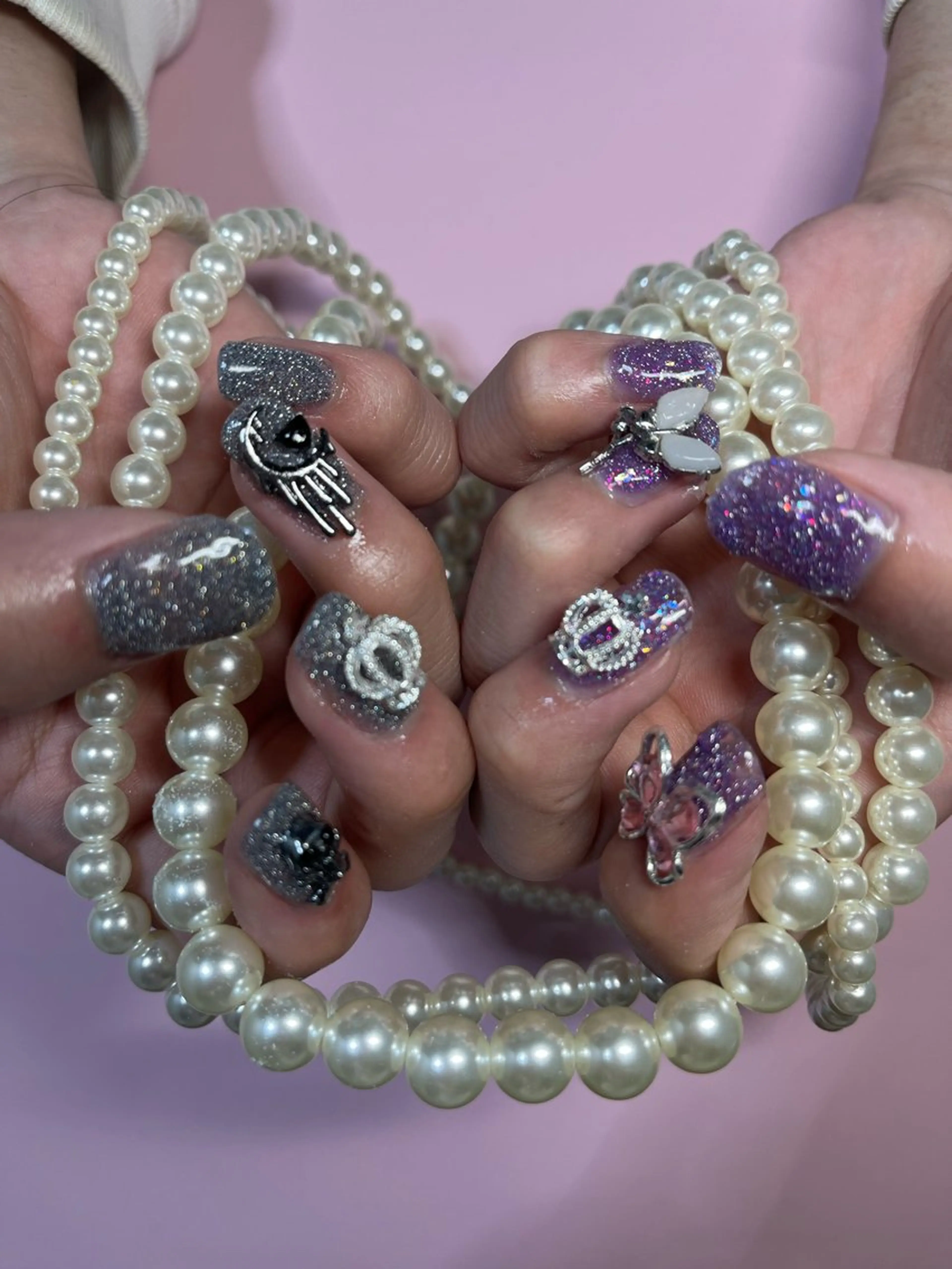 ネイル 長さ出し ハンドネイル NOEL_DAYS_MONO所属・古賀 悠利のネイルデザイン