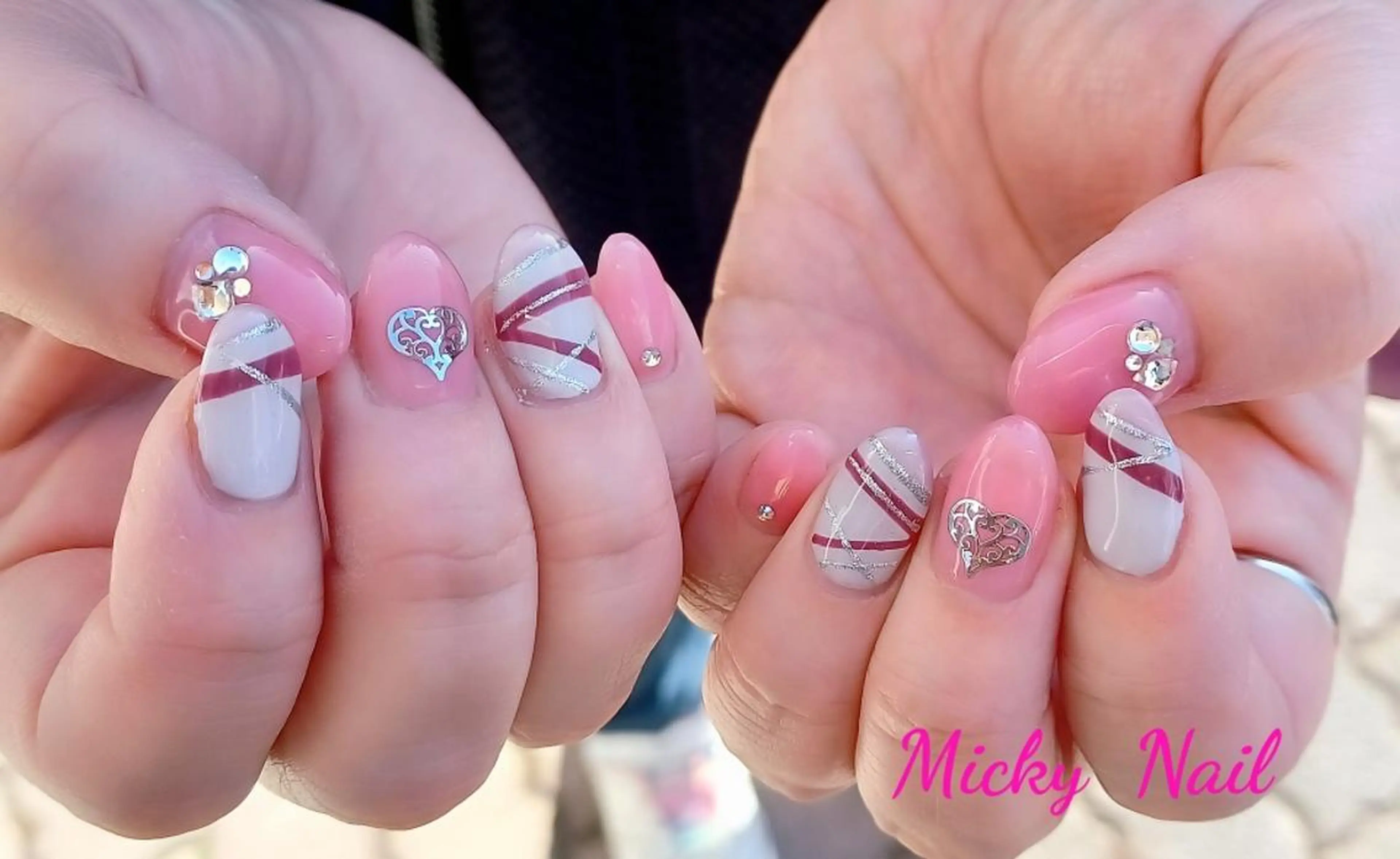 ネイル ピンク Micky nail chikushinoのネイルデザイン