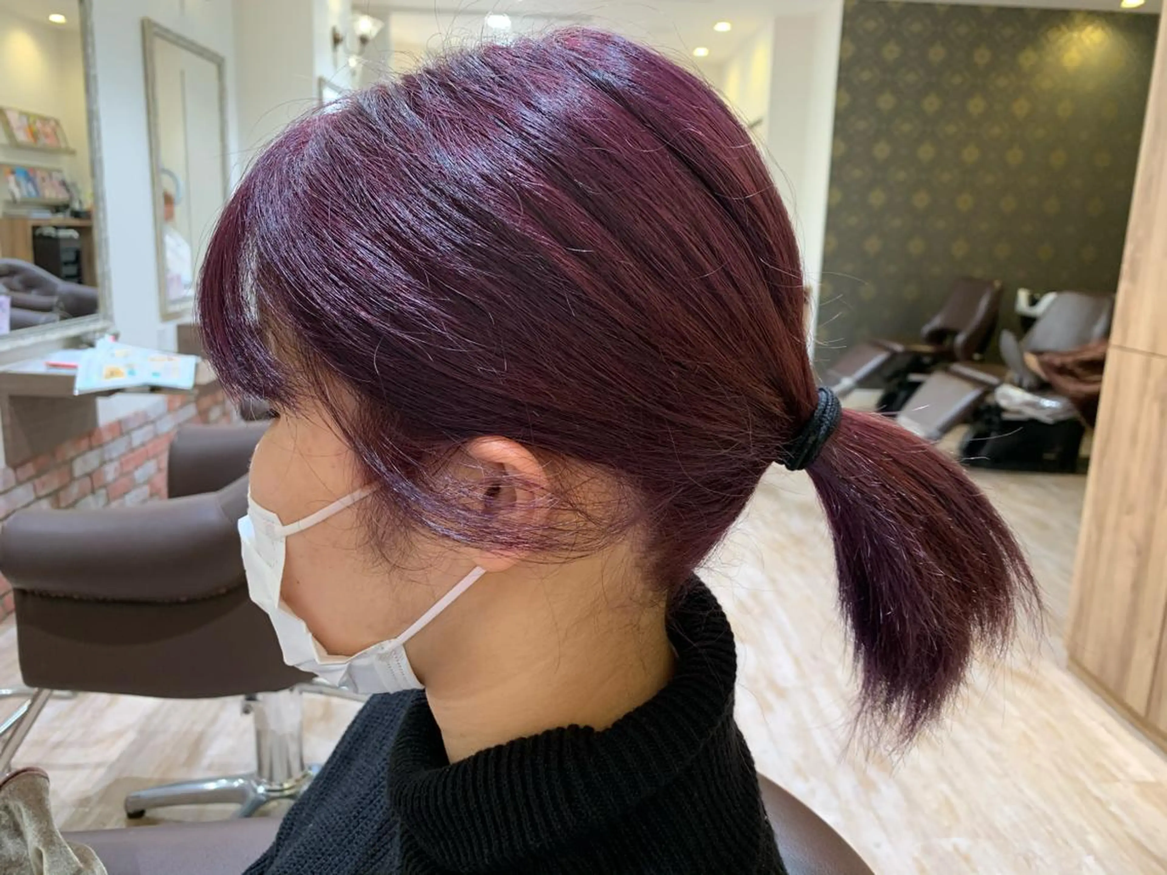 ミディアム カラー 髪質改善&Spa fee南越谷2号店所属・髪質改善/南越谷/ 山岸彩夏のヘアスタイル