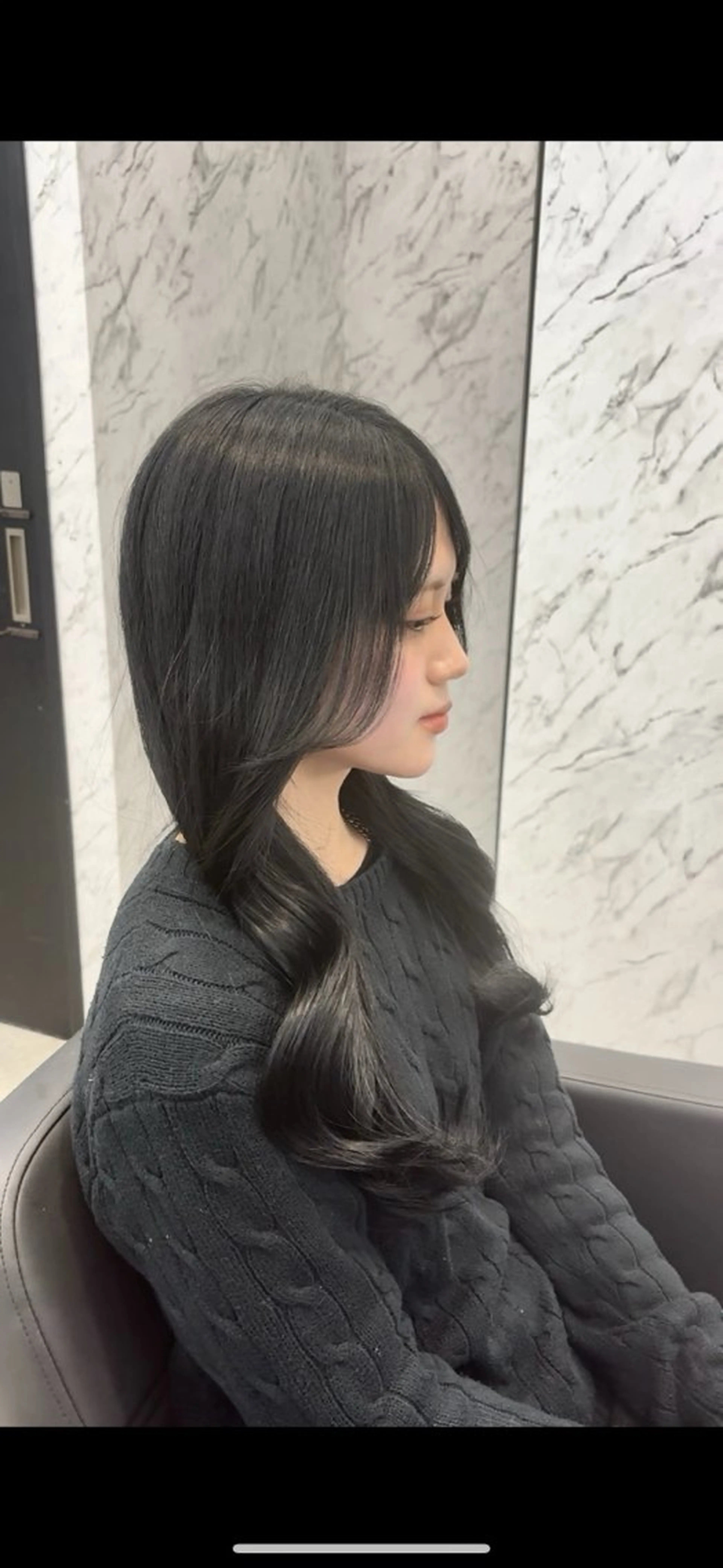 ロング カラー 韓国風ヘア ヘアカラー hair salon dot. mooda 韓国風サロン 町田店所属・韓国風ヘア🎀🩶 /♡𝓝𝓸𝓪♡のヘアスタイル