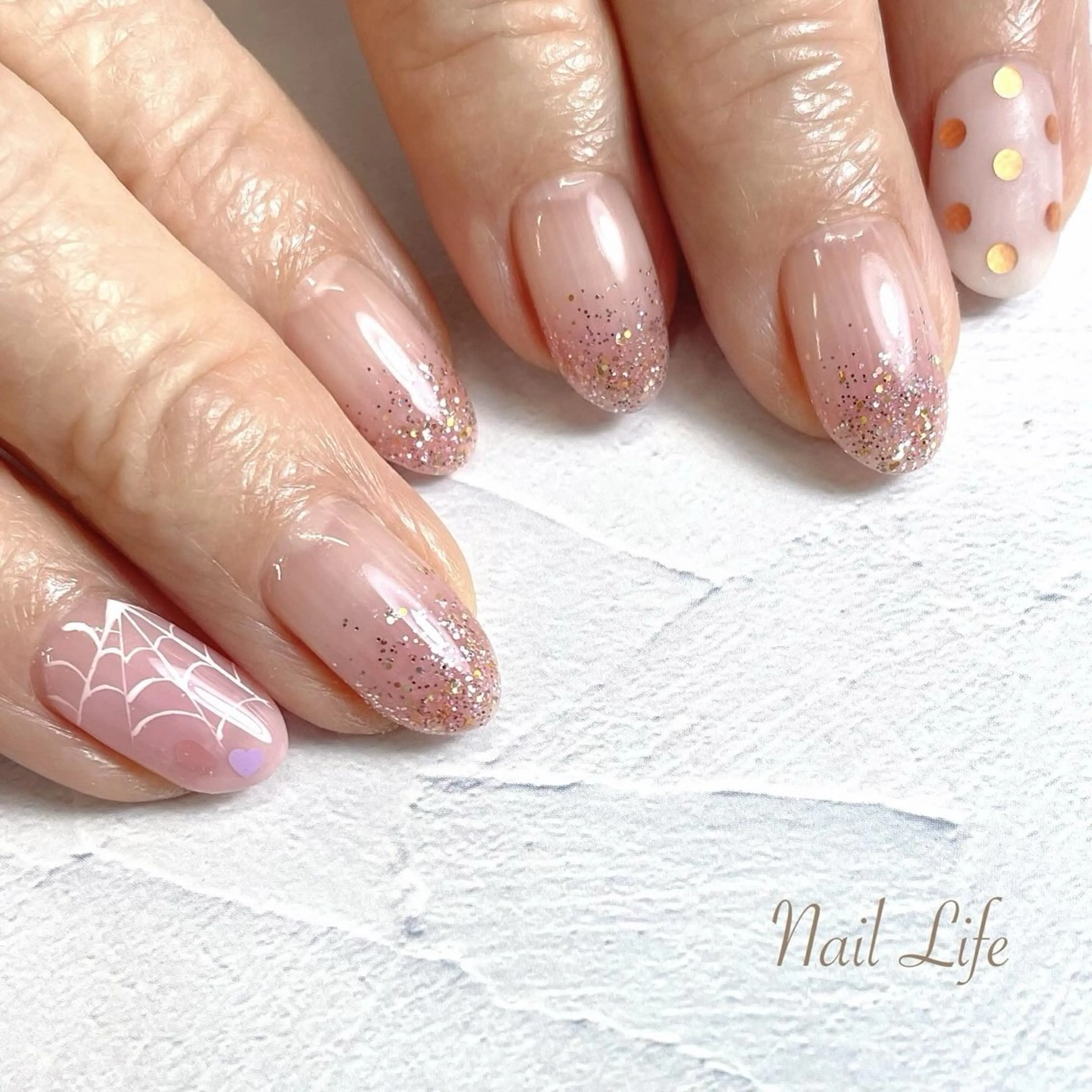 ネイル ハロウィン 大嶋 めぐみのネイルデザイン