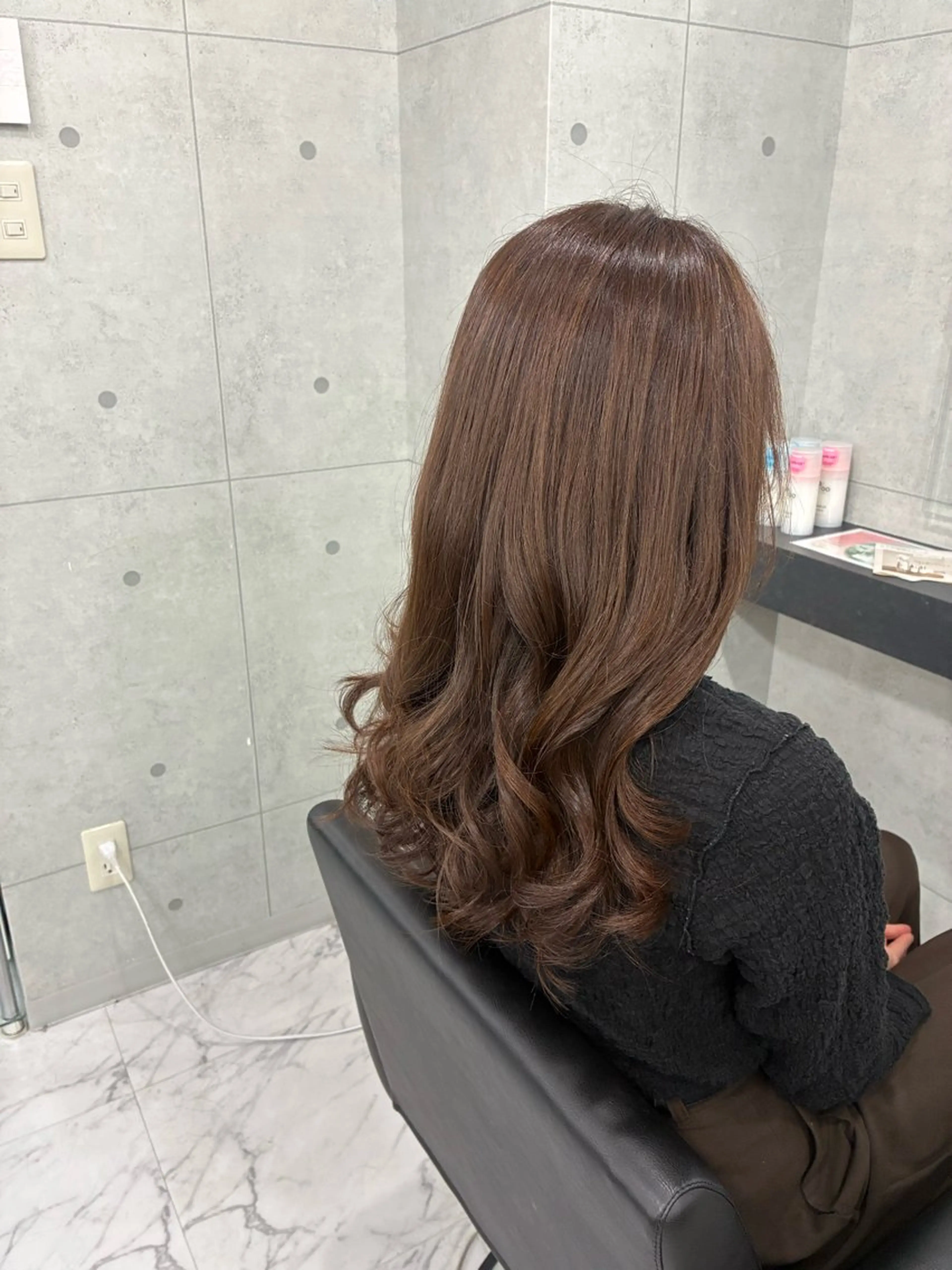 ロング カラー カット ヘアカラー Endearing所属・Endearing 北澤那未🌟銀座のヘアスタイル