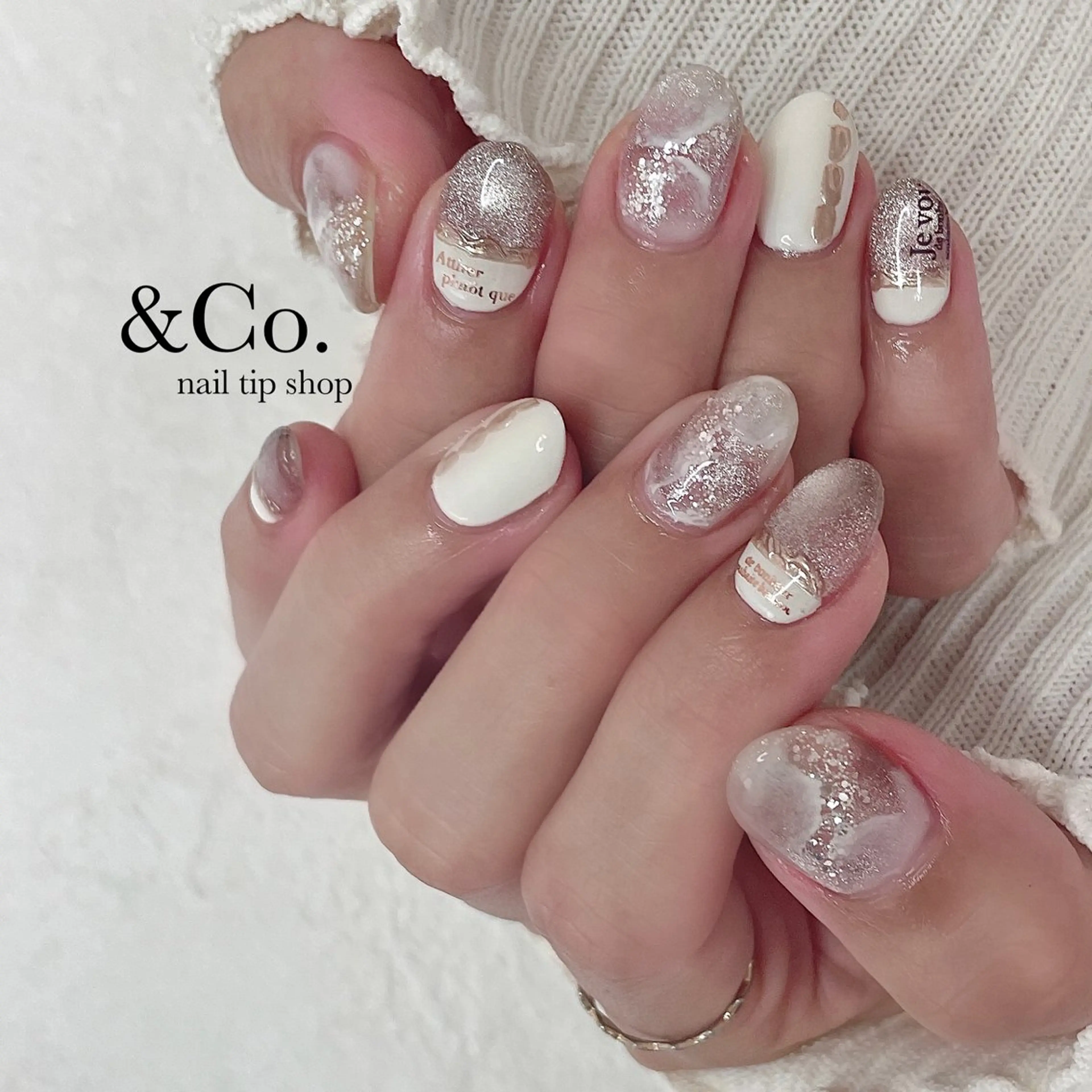 ネイル ニュアンスネイル ピンク ハンドネイル ハンドケア Lilly Co.のネイルデザイン