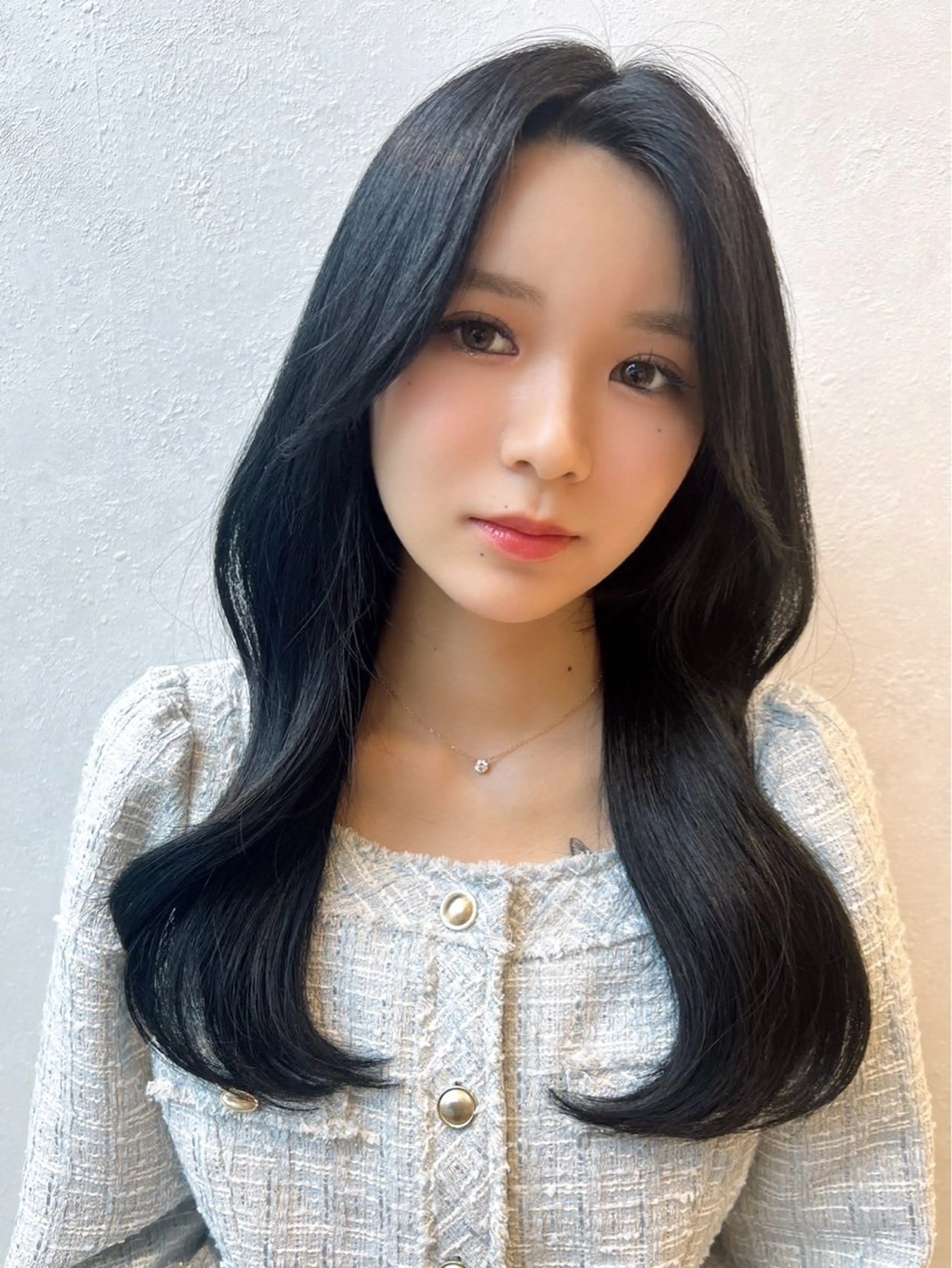 セミロング カラー 韓国風ヘア カット ヘアカラー トリートメント 古畑 佑悟のヘアスタイル