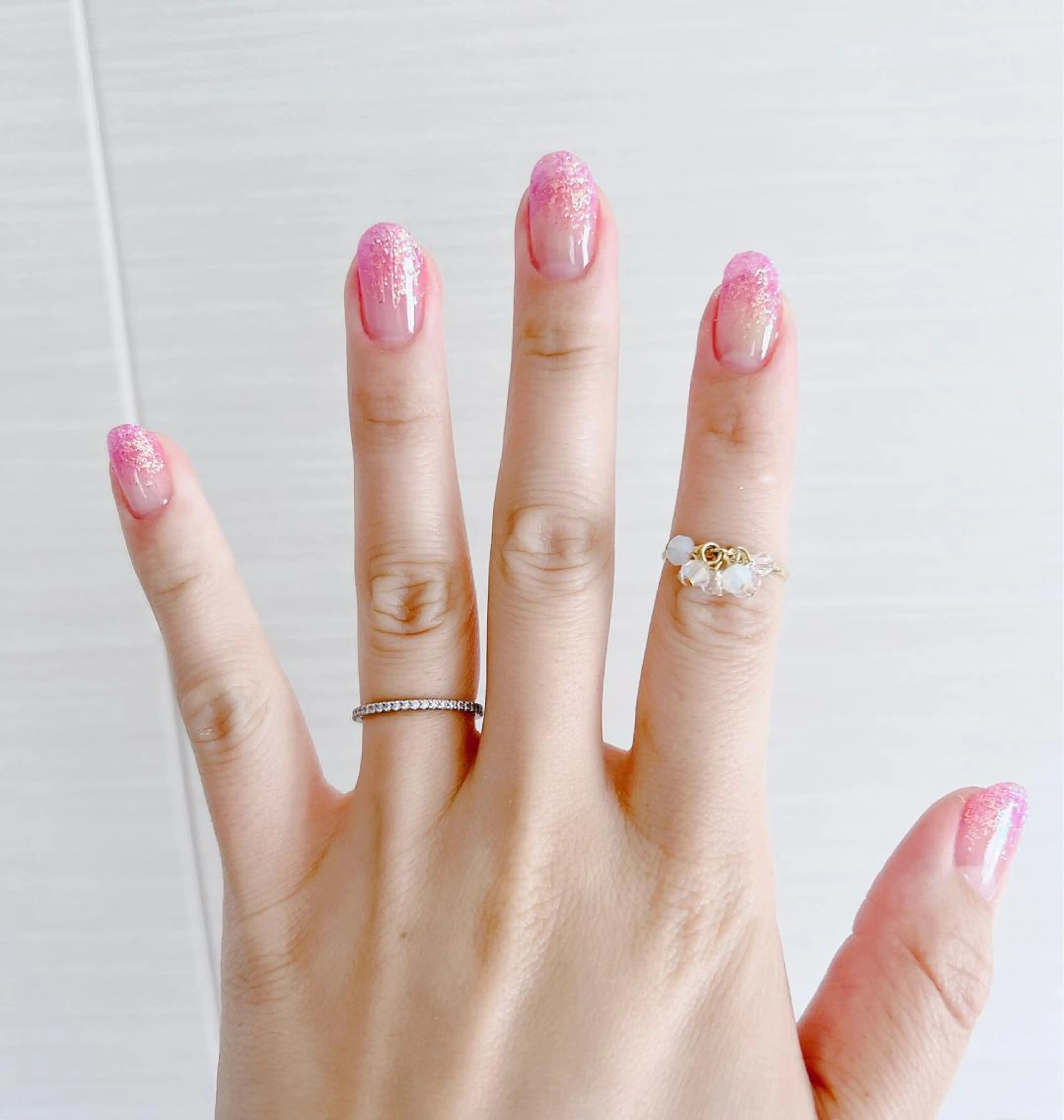 ネイル グラデーション ラメ(グリッター) ラメグラデーション BellaLuna 山下のネイルデザイン