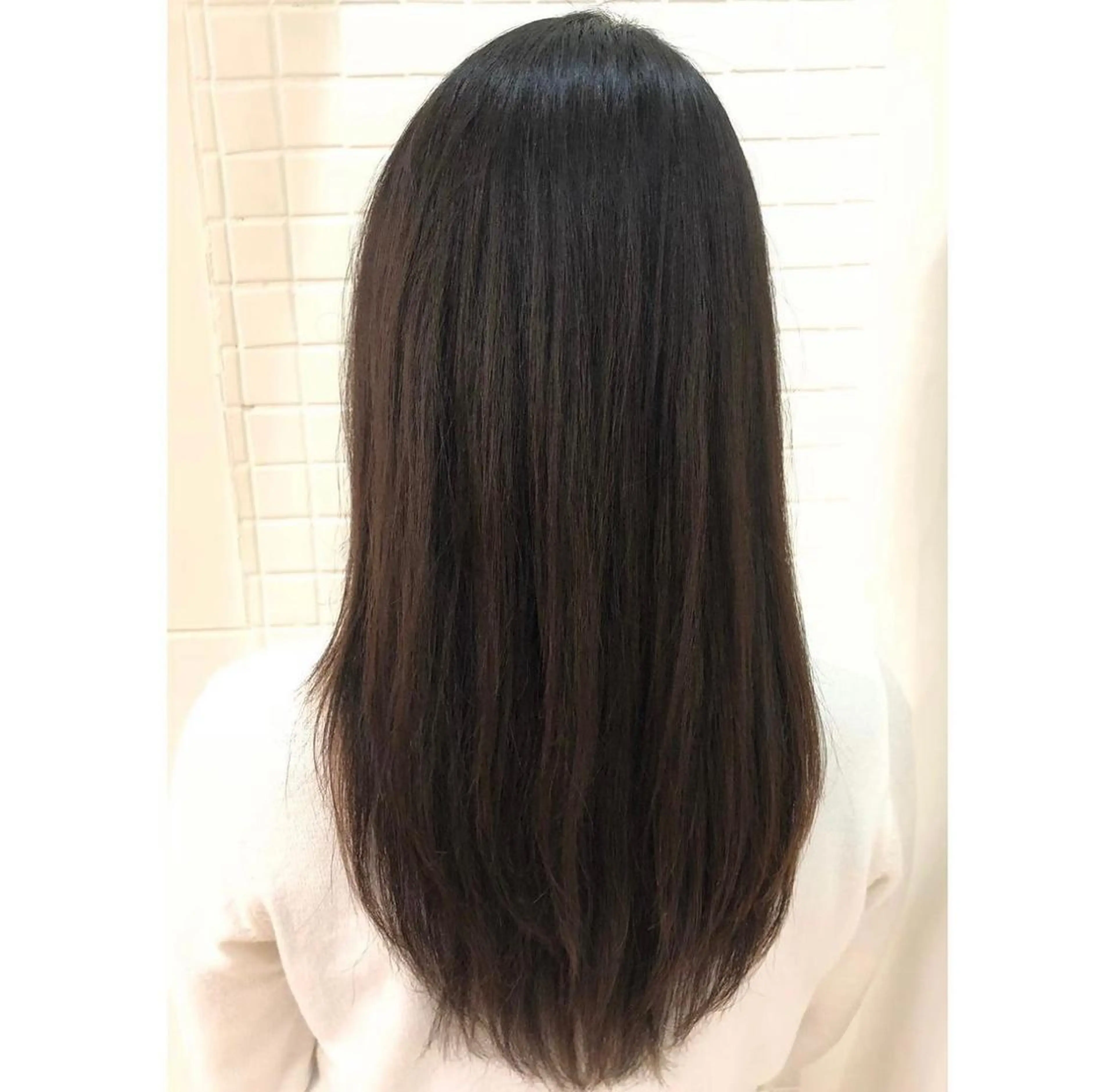 ロング 縮毛矯正 カット 縮毛矯正 小川 美奈のヘアスタイル