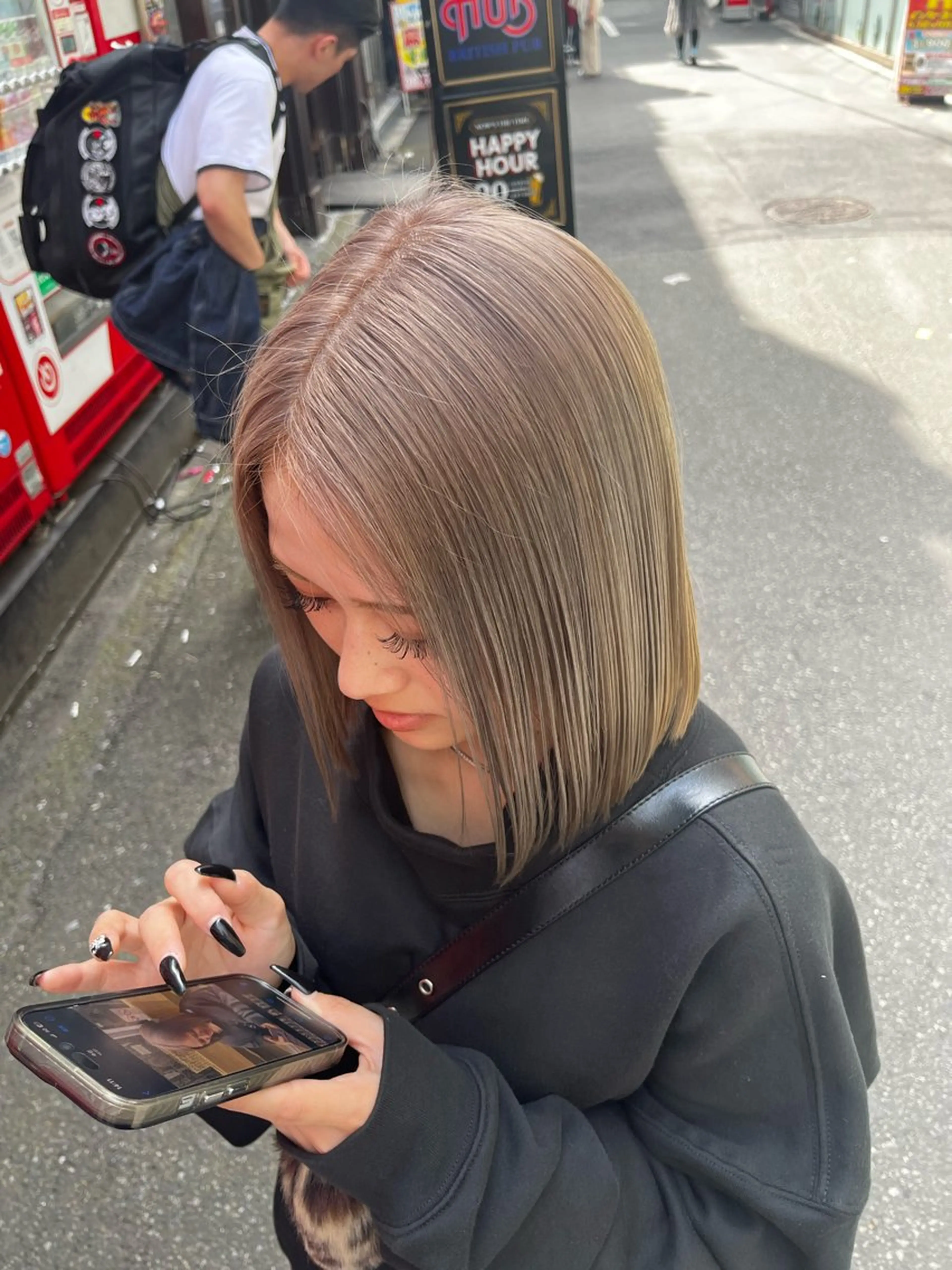 ミディアム ヘアカラー トリートメント 🏅EIGHT難波/ 【店長】タモツのヘアスタイル