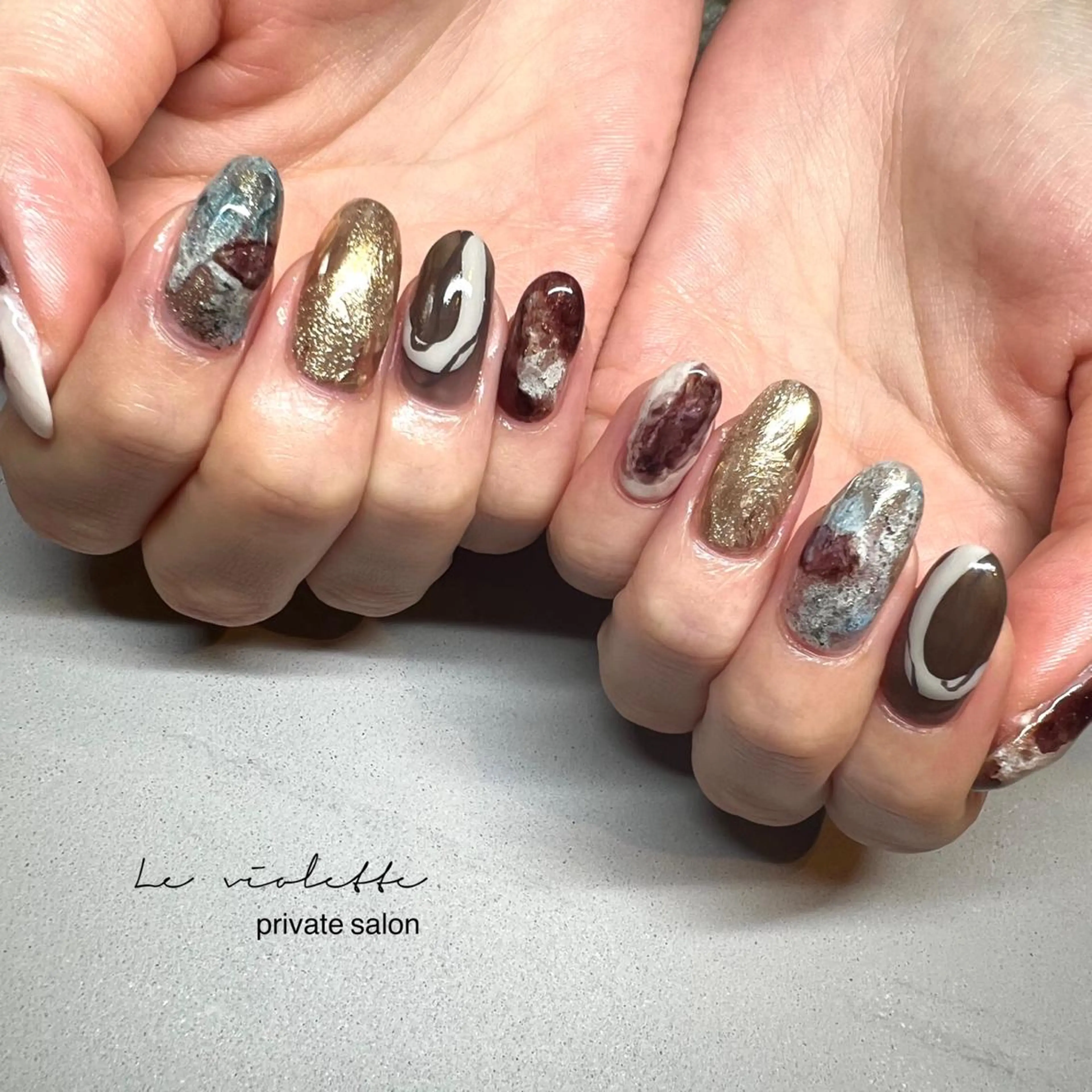 ネイル ハンドネイル le violette所属・le violetteのネイルデザイン