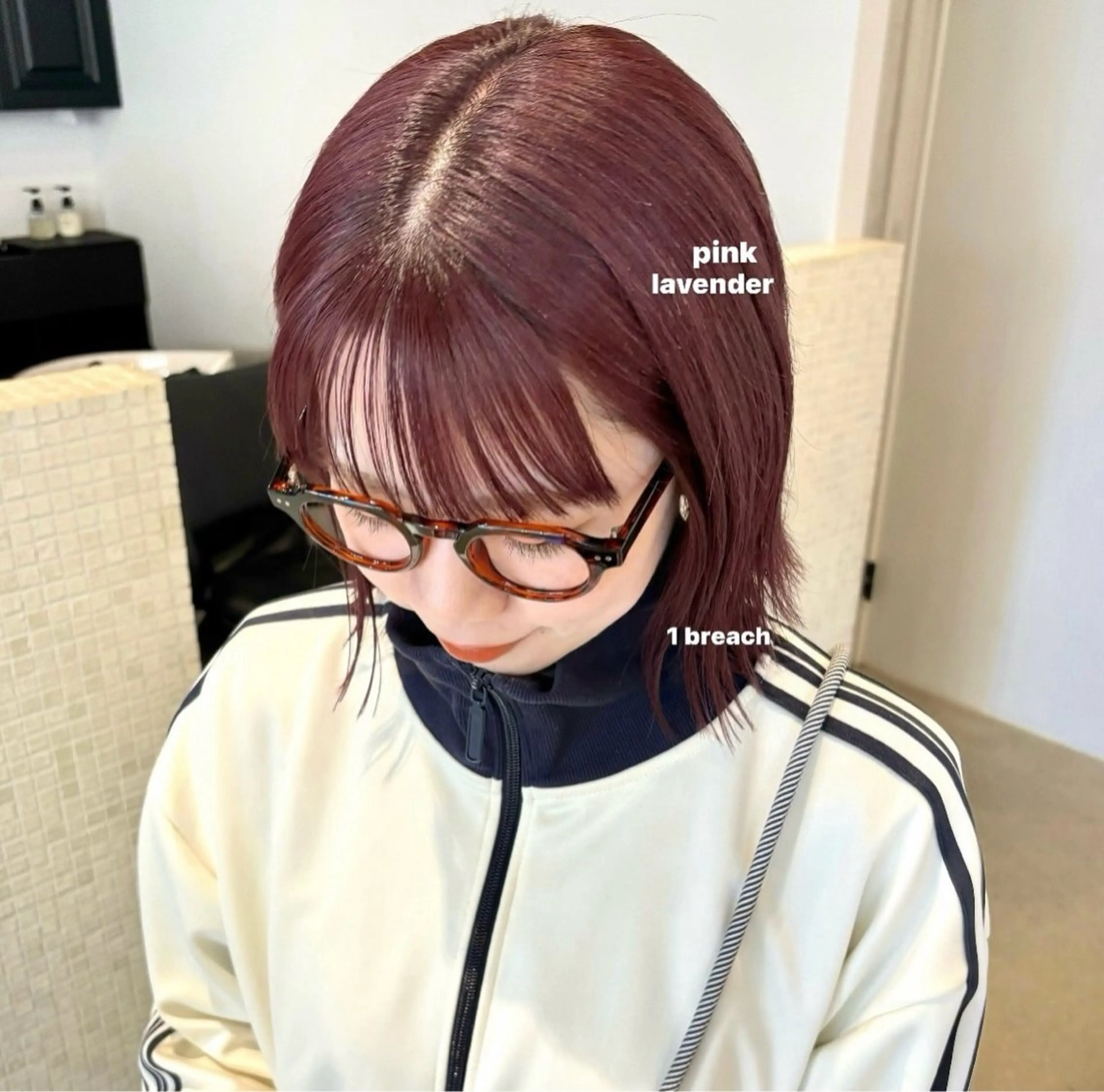 ミディアム カラー カットモデル募集 nanami‪ ꪔ̤のヘアスタイル