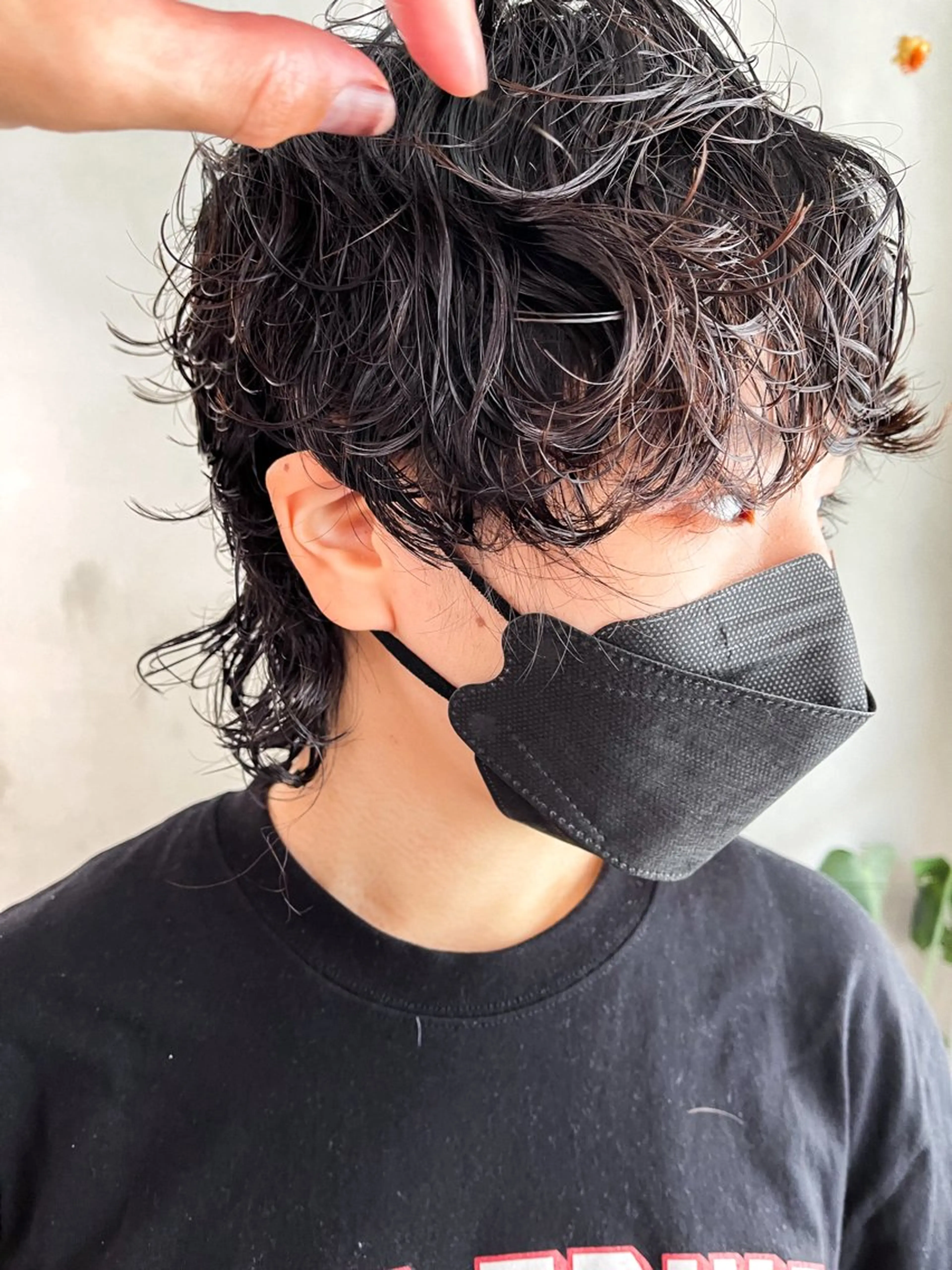 ショート パーマ ウルフカット 梅田  illfrere 所属・イルフレール ryuのヘアスタイル