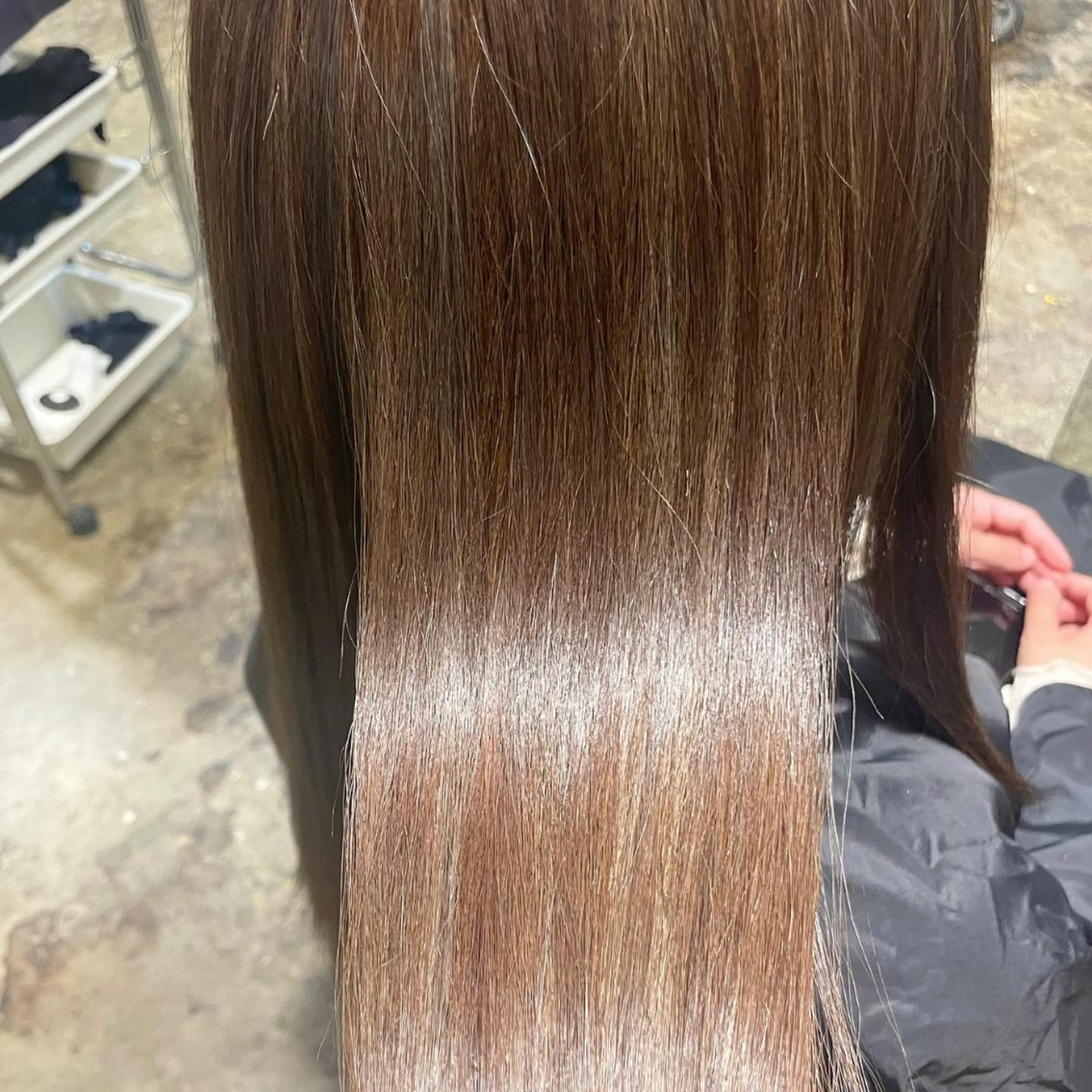 セミロング カラー ヘアアレンジ グレージュ トリートメント 🇰🇷韓国スタイル レイヤー/ayanaのヘアスタイル