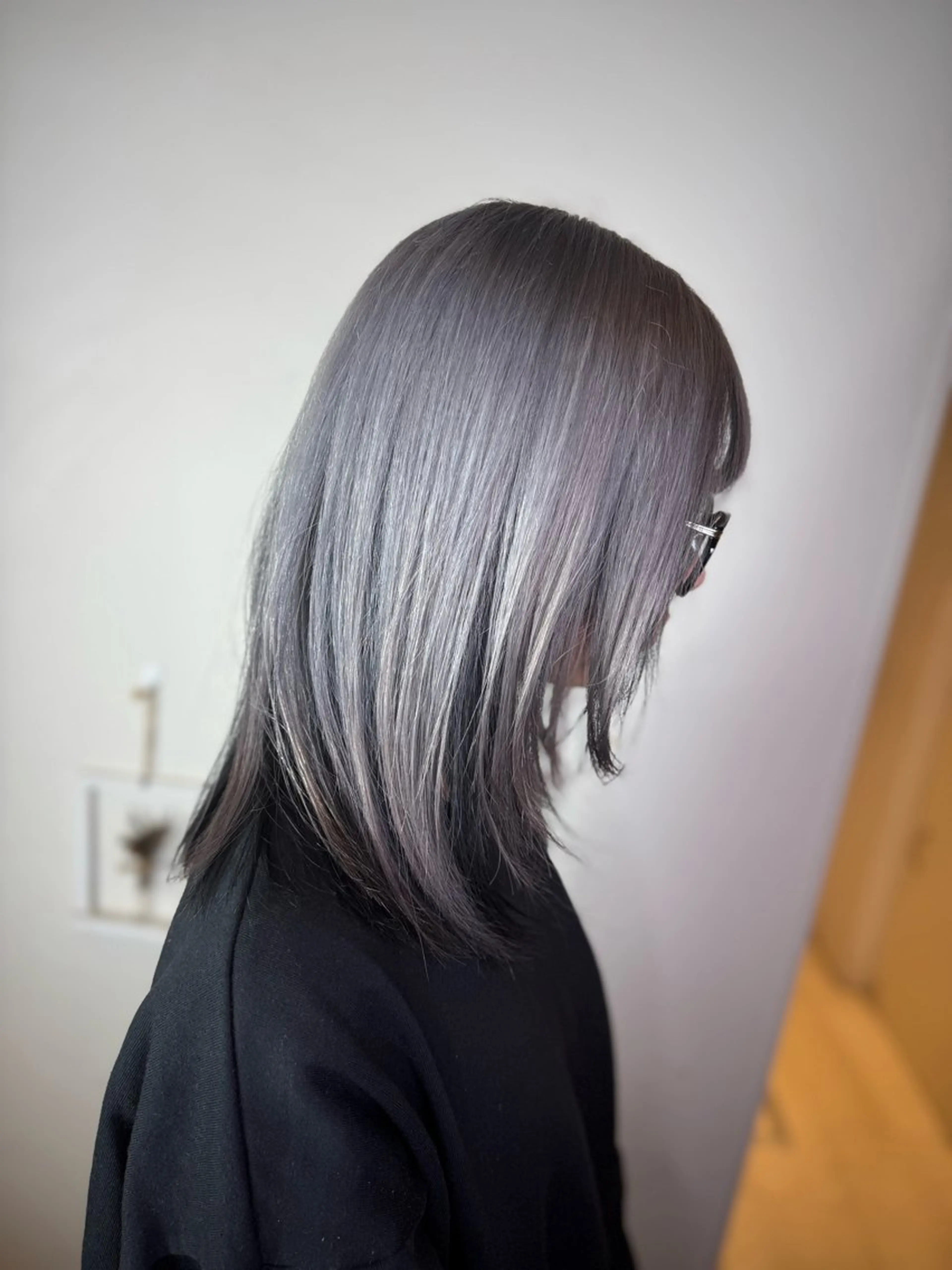 【大人気👑】デザインカット+ケアブリーチ+髪質改善カラー🫶　¥34100→¥17000の写真