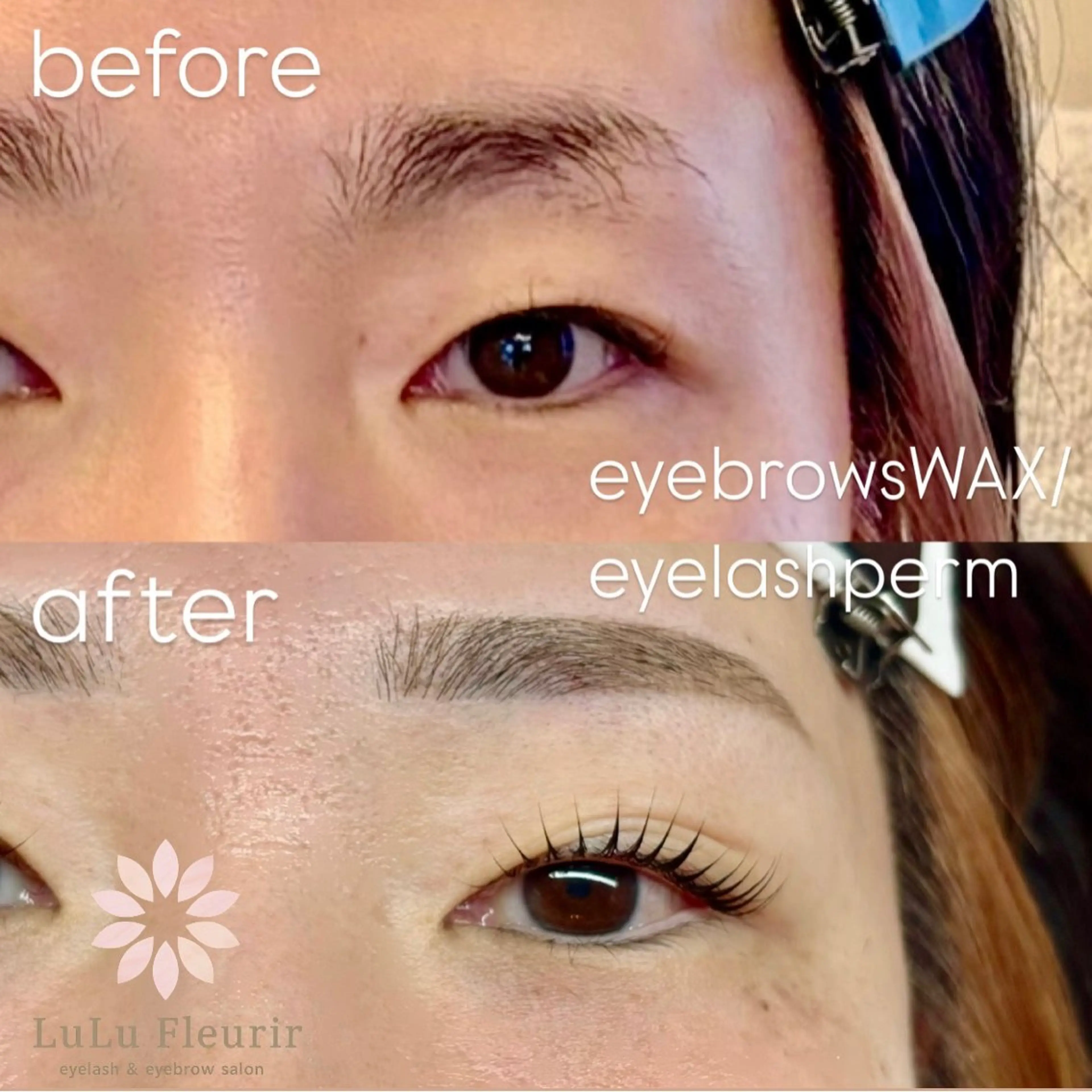 アイブロウ ワックス脱毛 眉カット LuLu Fleurir【ルルフルーリア】アイブロウ&アイラッシュ専門店所属・eyelist♡ REIKAのマツエク・マツパデザイン
