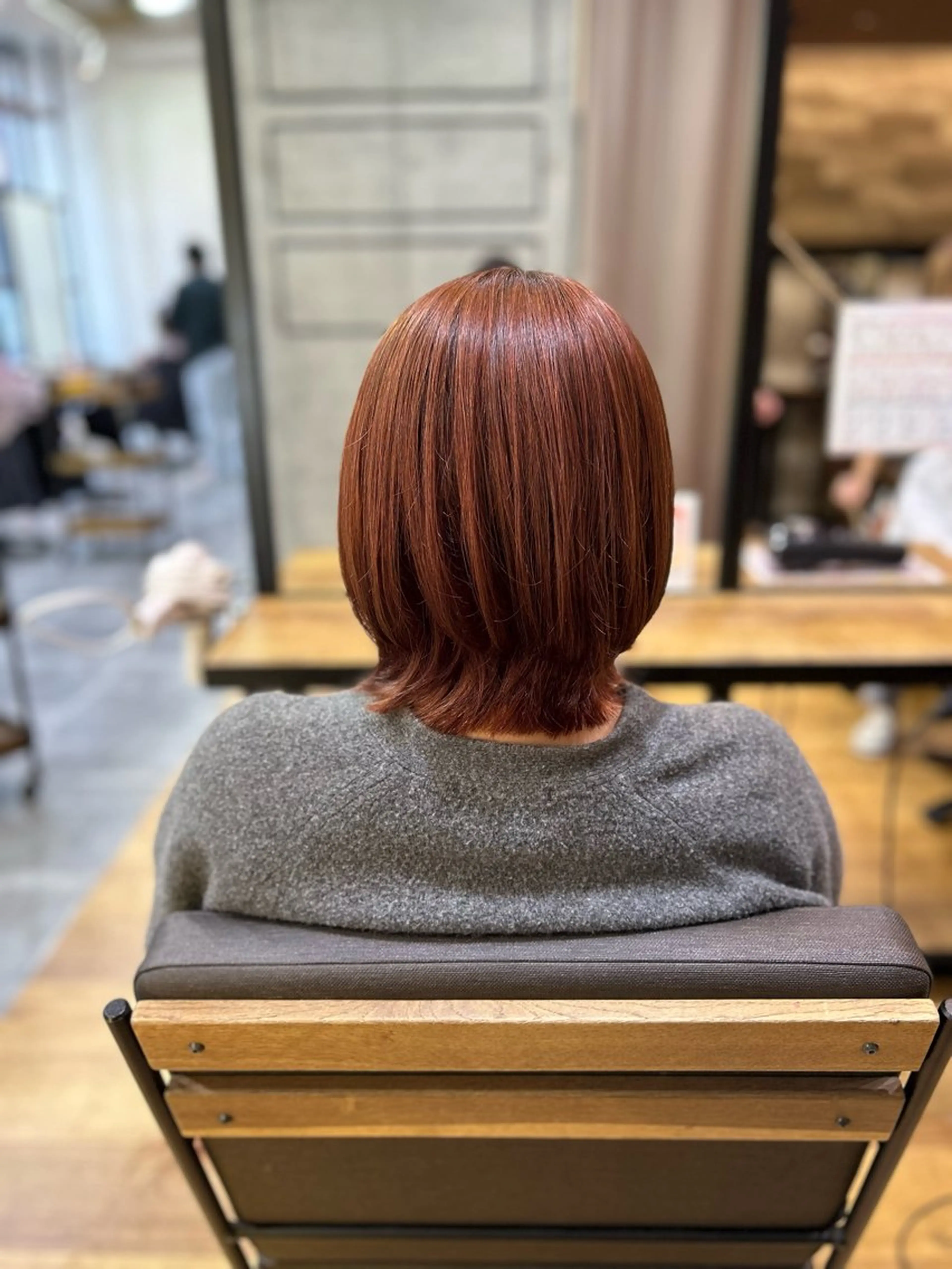 ショート カラー オレンジ オレンジピンク ピンクカラー レイヤーカット ウルフカット ヘアカラー 🎀たな 🧸のヘアスタイル