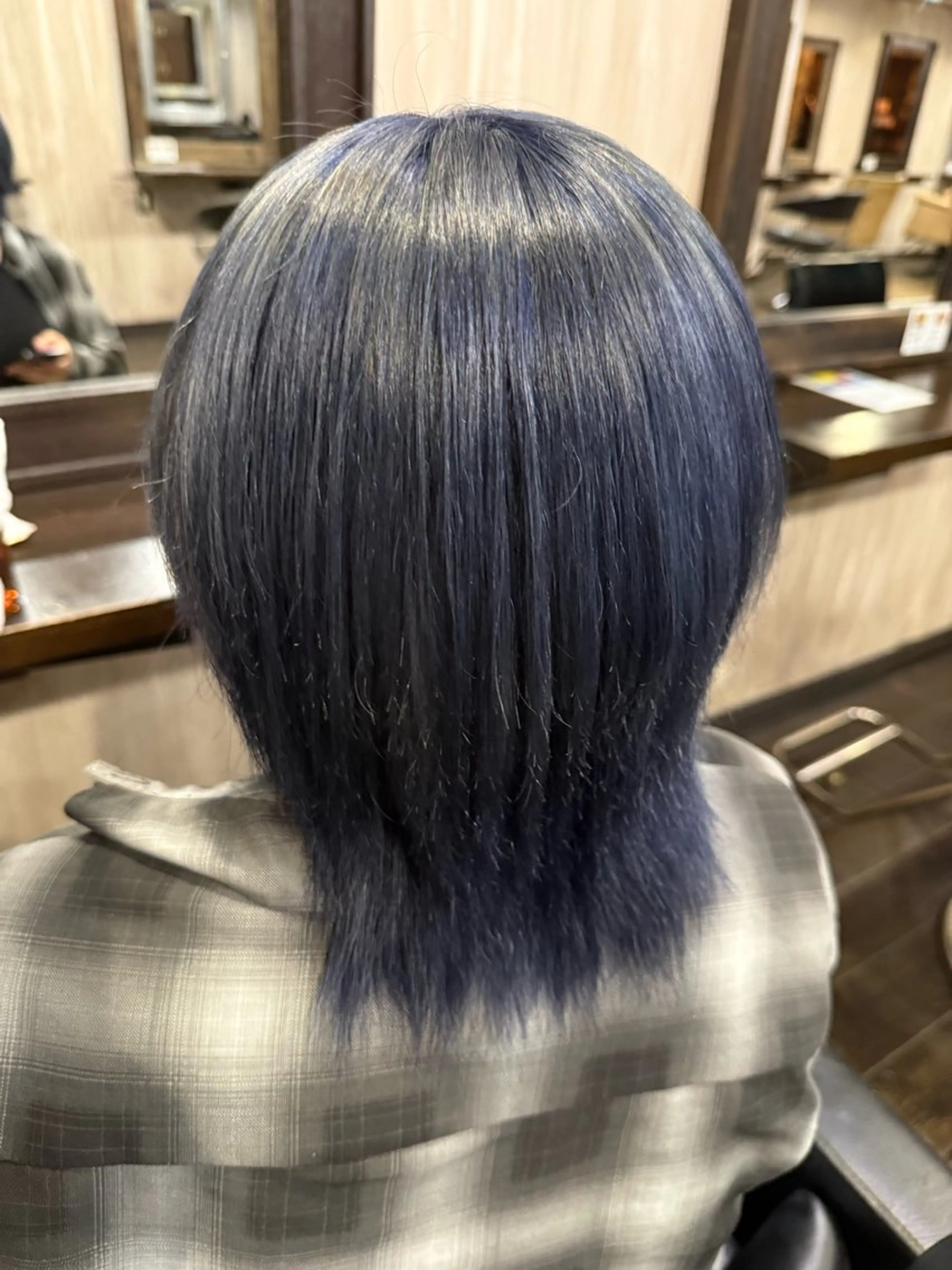 ミディアム アッシュ ヘアカラー M.Fe's はるな 🖤メンズカット募集のヘアスタイル