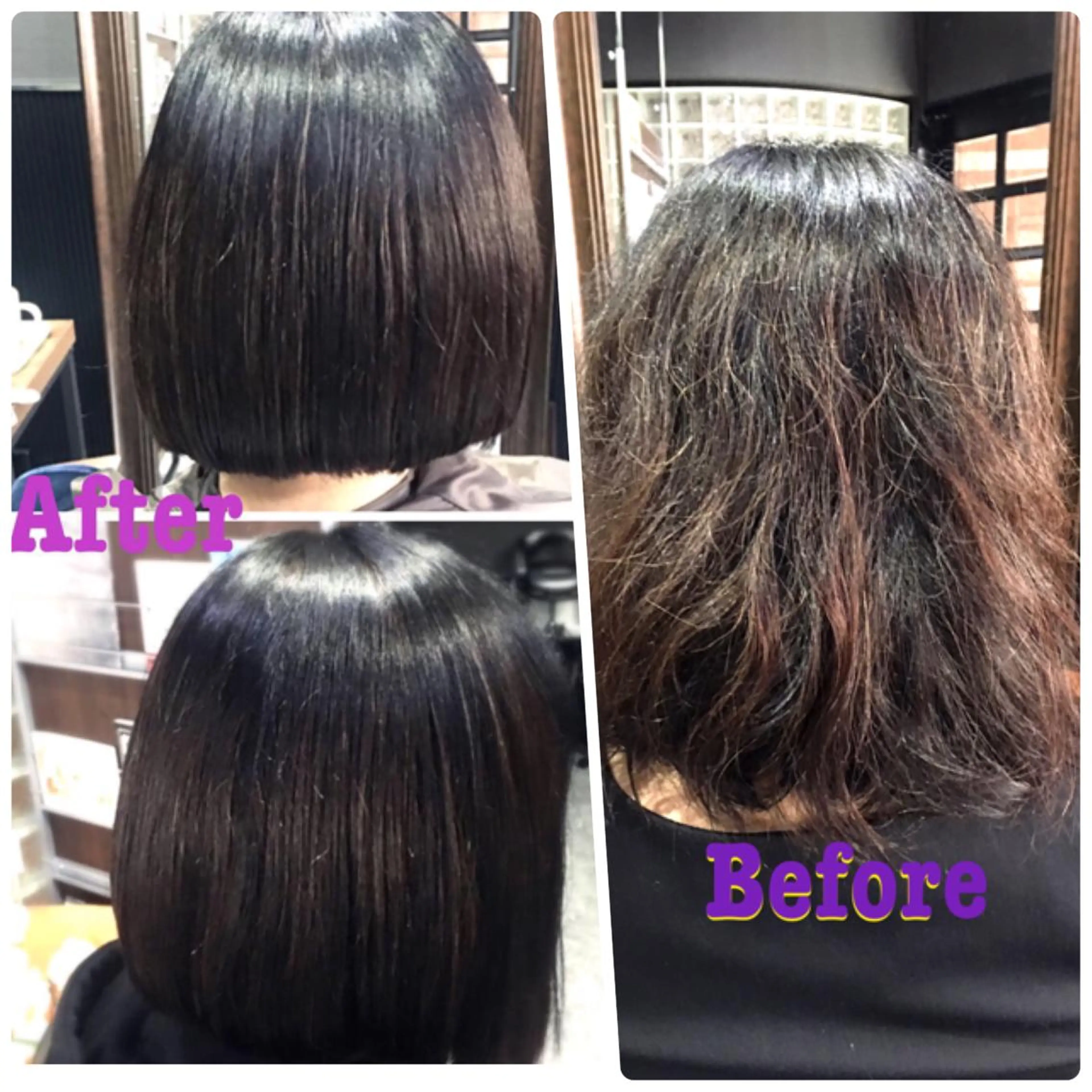 ミディアム カラー パーマ Hair design Na.B所属・ジユン 지윤のヘアスタイル